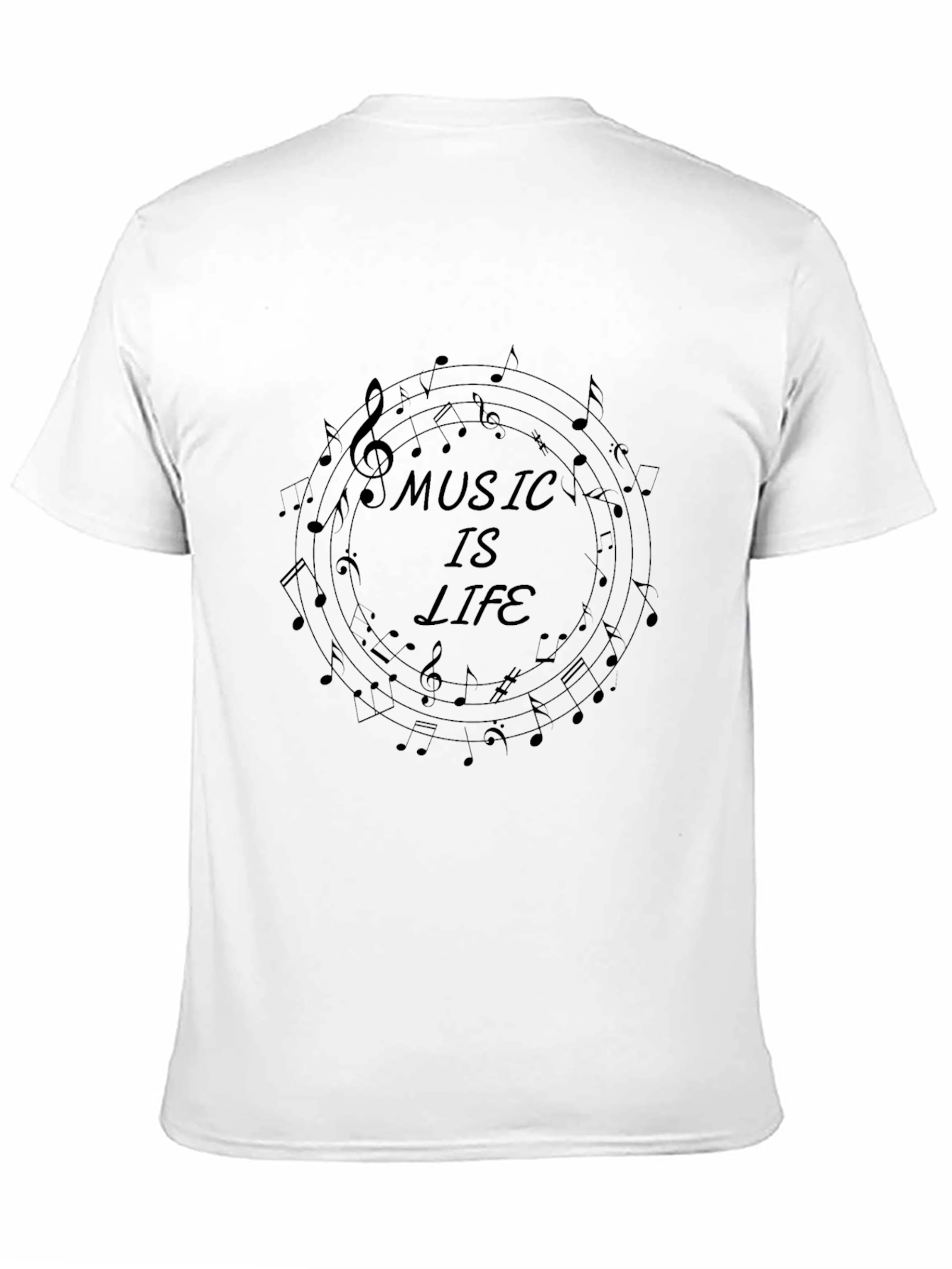 Black Music is Life Graphic Tee - Black view 11