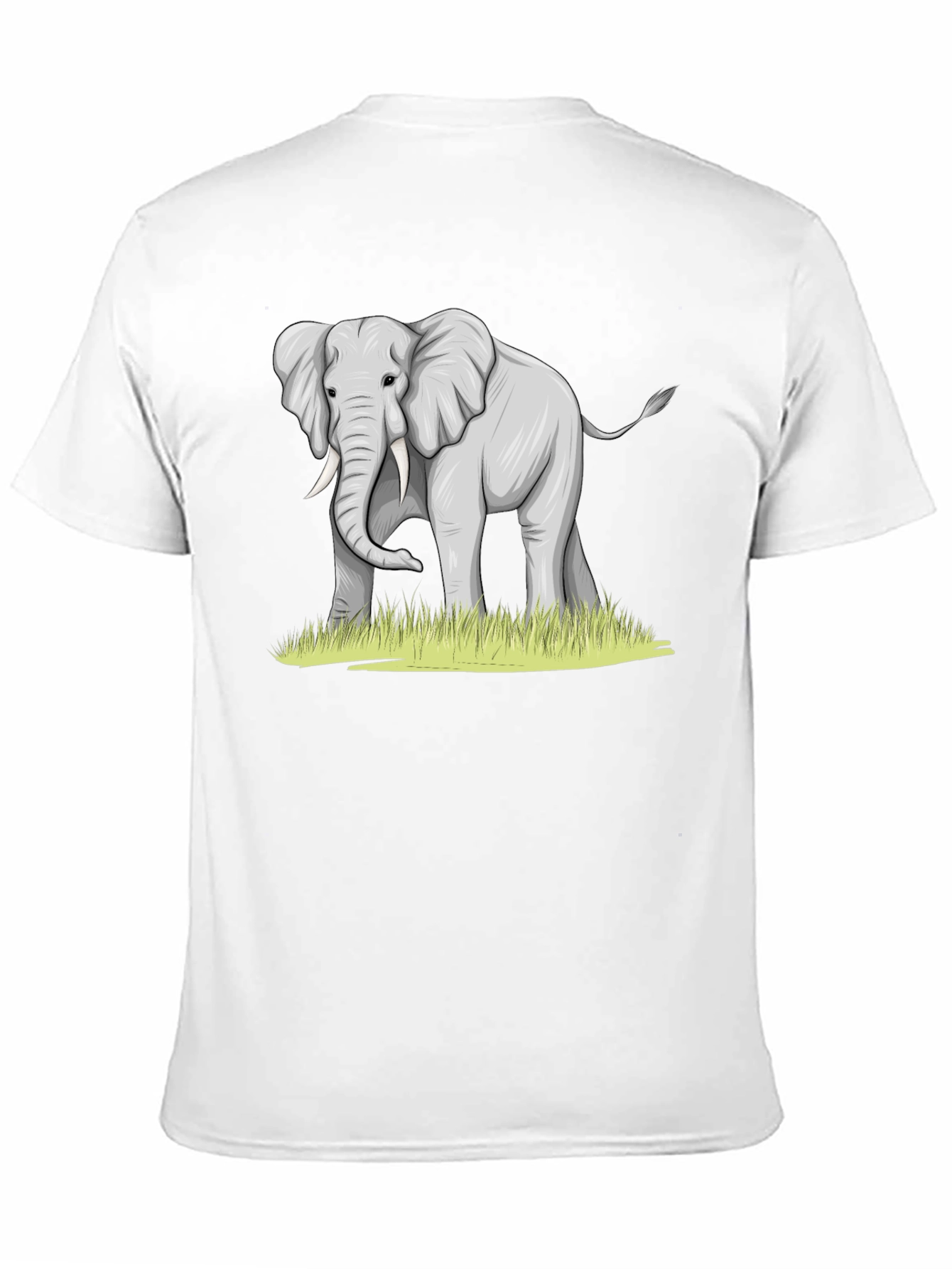 Black Elephant Graphic Tee - Black Casual Comfort view 11