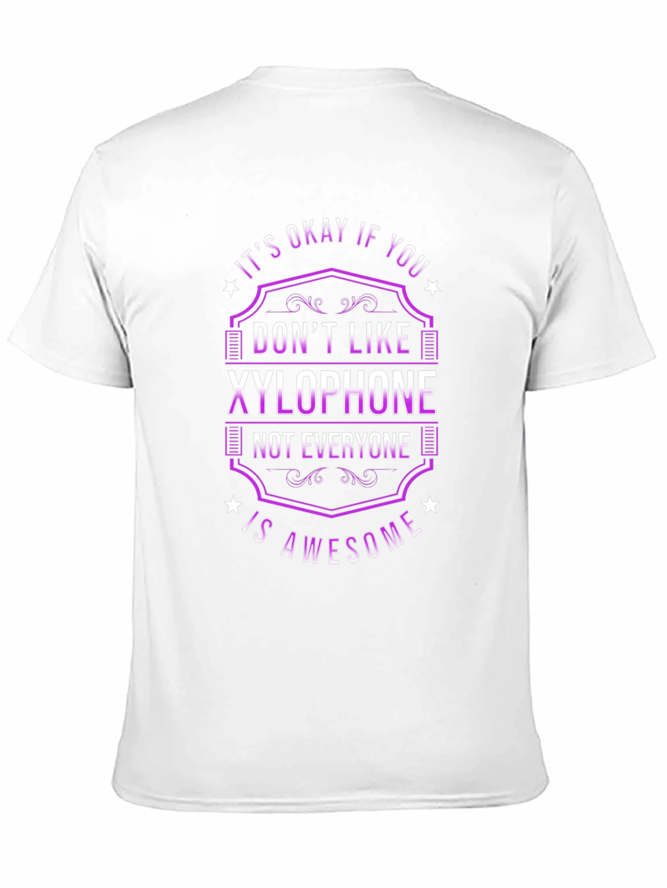 Black Xylophone Lover T-Shirt - Not Everyone is Awesome! view 11