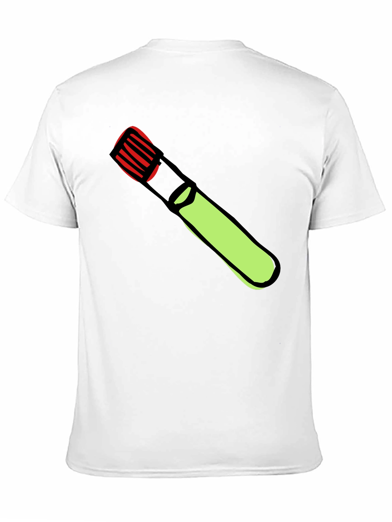 Black Novelty Marker Graphic Tee - Men's Black T-Shirt view 11