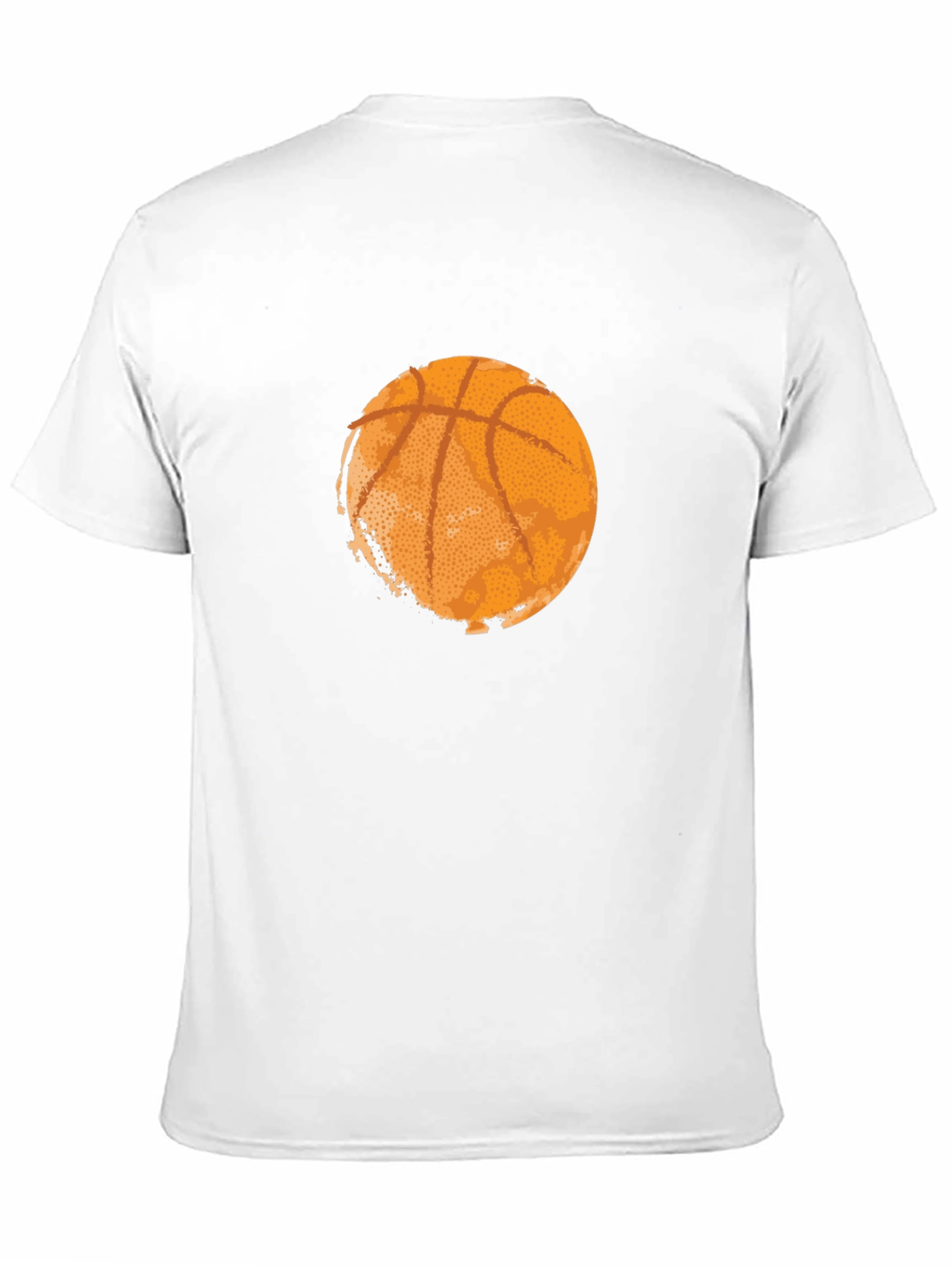Black Basketball Graphic Tee - Black Cotton T-Shirt view 11