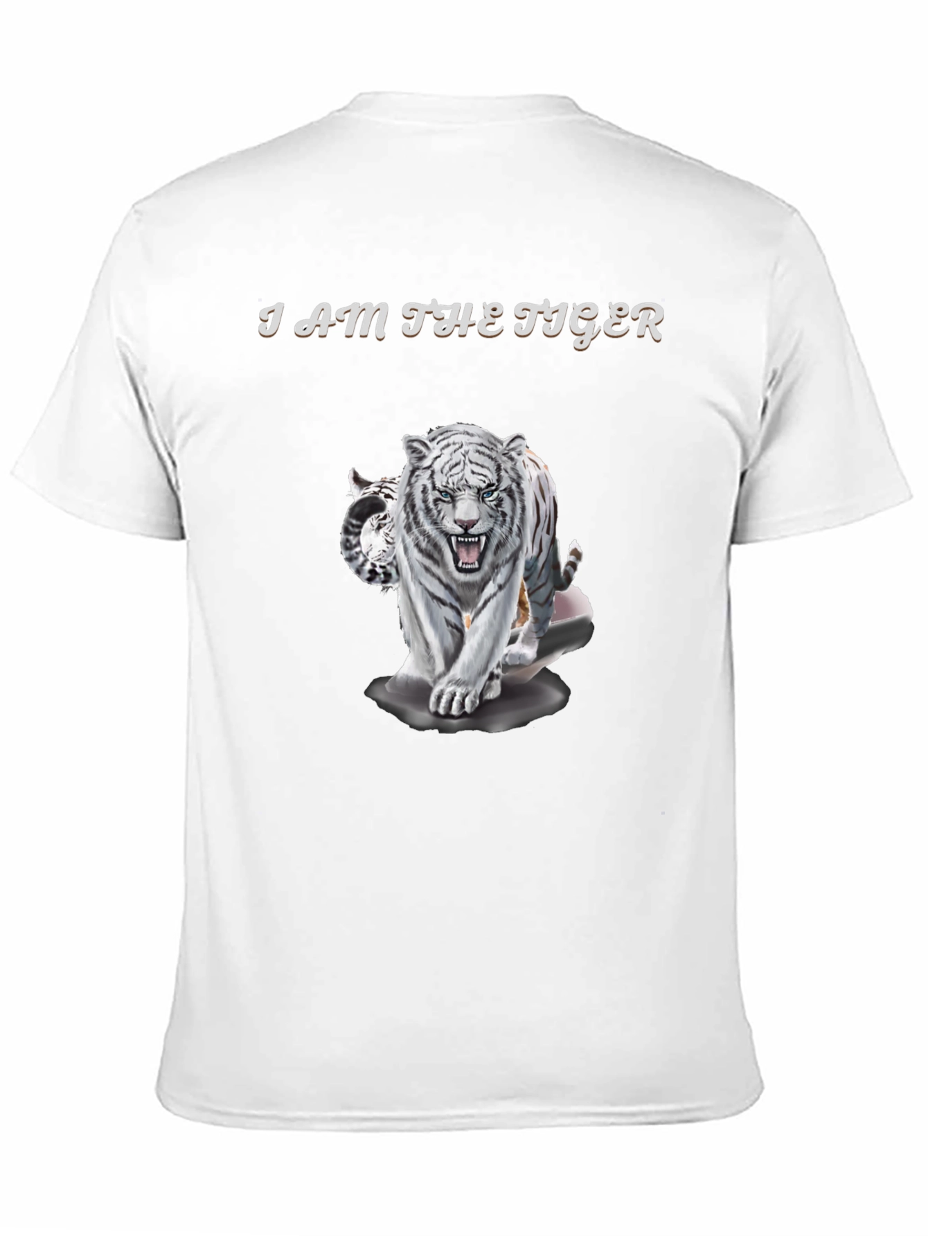 Black I Am The Tiger Graphic Tee view 11