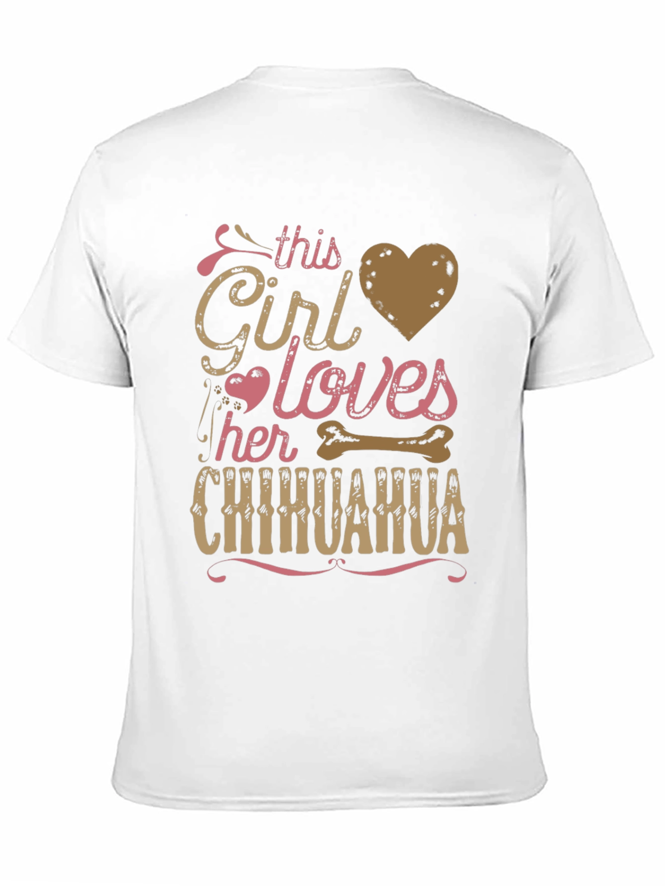 Girl Loves Chihuahua T-Shirt - Dog Lover Tee - 11