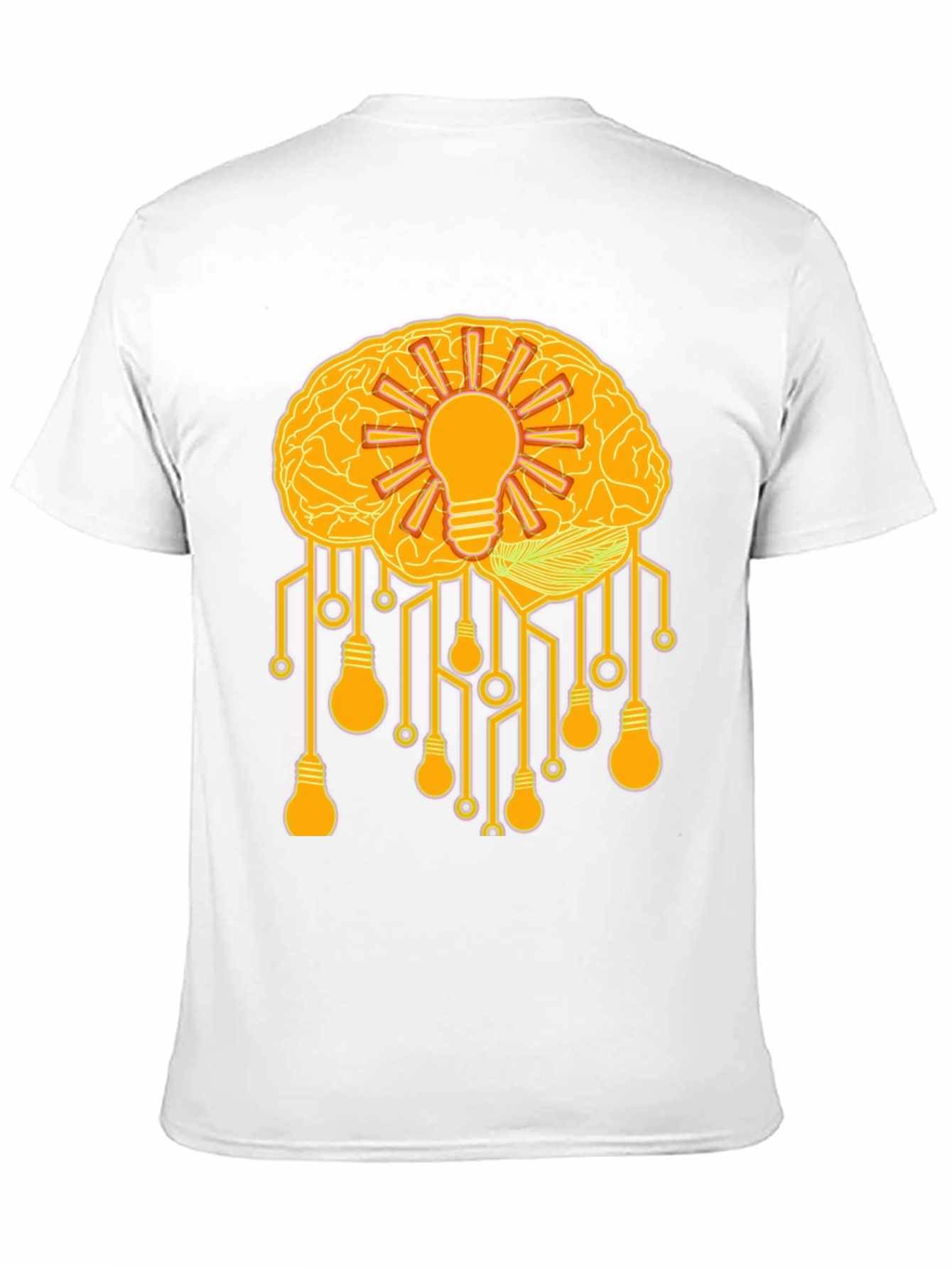 Black Brain Power T-Shirt - Idea Generator view 11