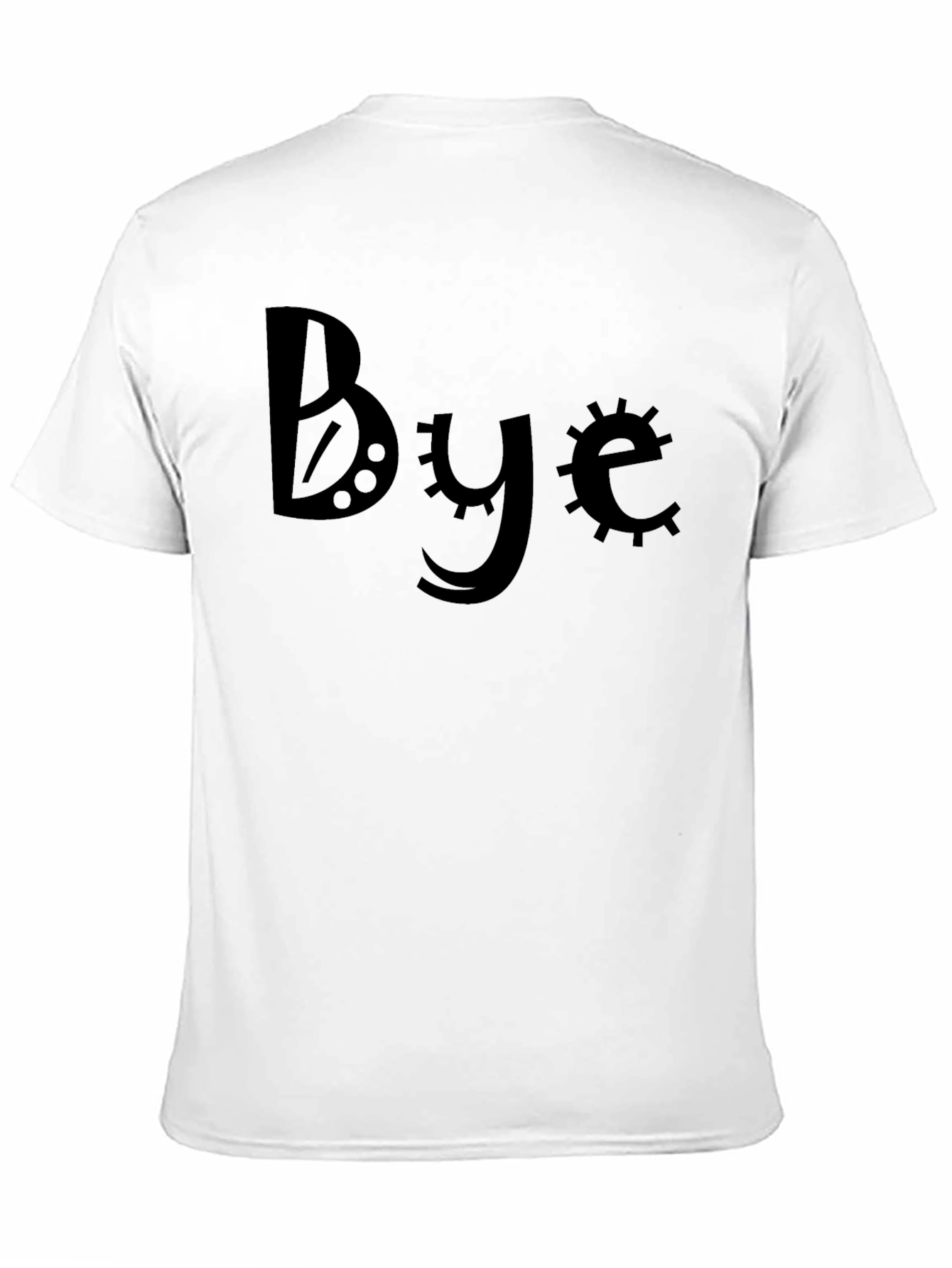 Black Bye Graphic Tee - Cool & Unique Design view 11