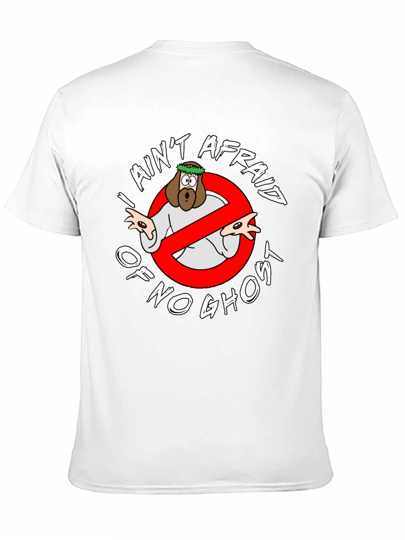 Black I Ain't Afraid of No Ghost T-Shirt view 11