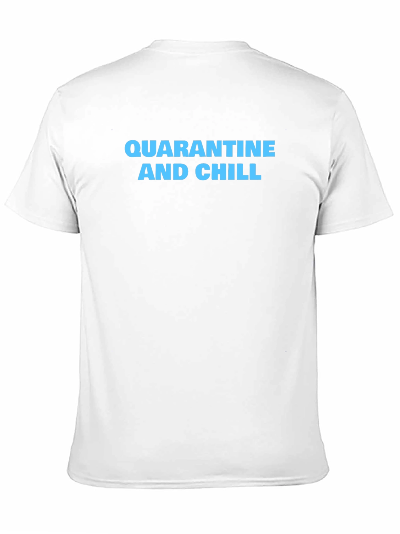 Black Quarantine and Chill Black T-Shirt view 11