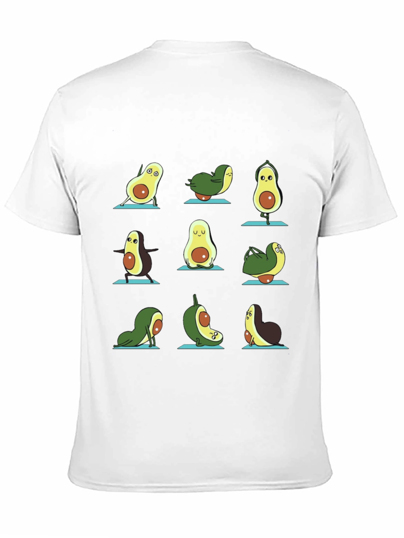 Black Avocado Yoga T-Shirt view 11