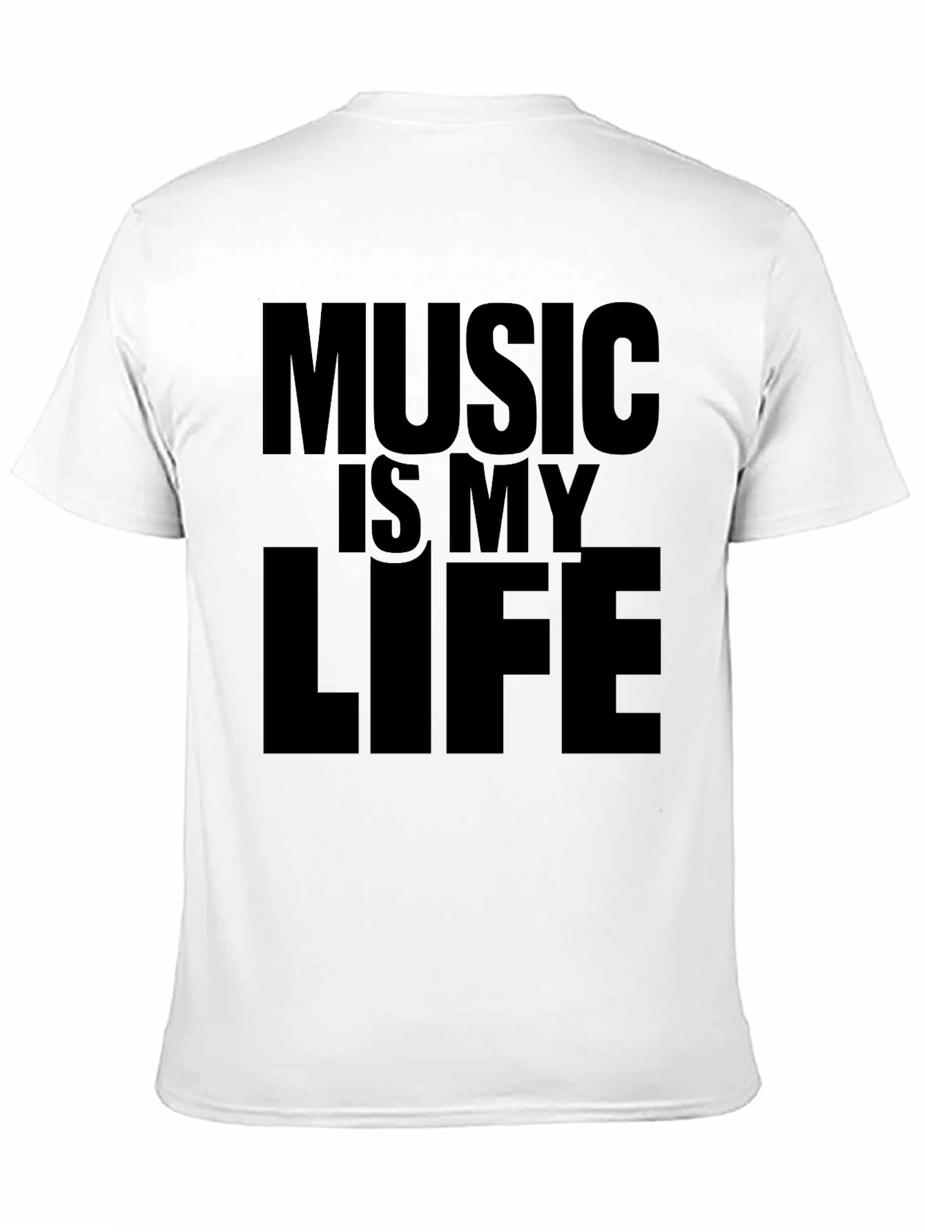 Black Music Is My Life Black Graphic Tee view 11