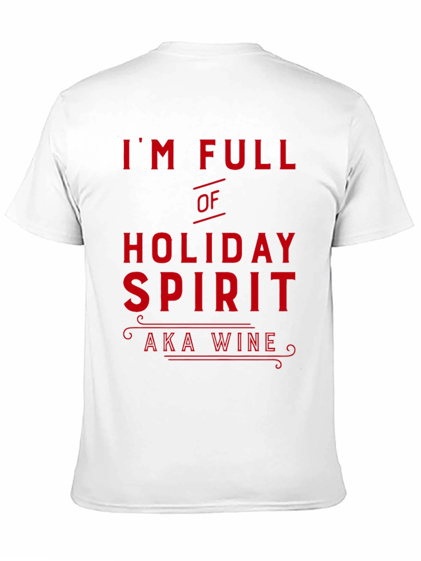 Black Holiday Spirit Wine Lover Black T-Shirt view 11