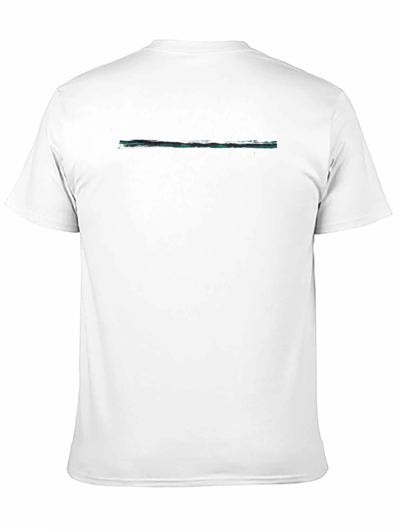 Black Modern Minimalist Black T-Shirt view 11