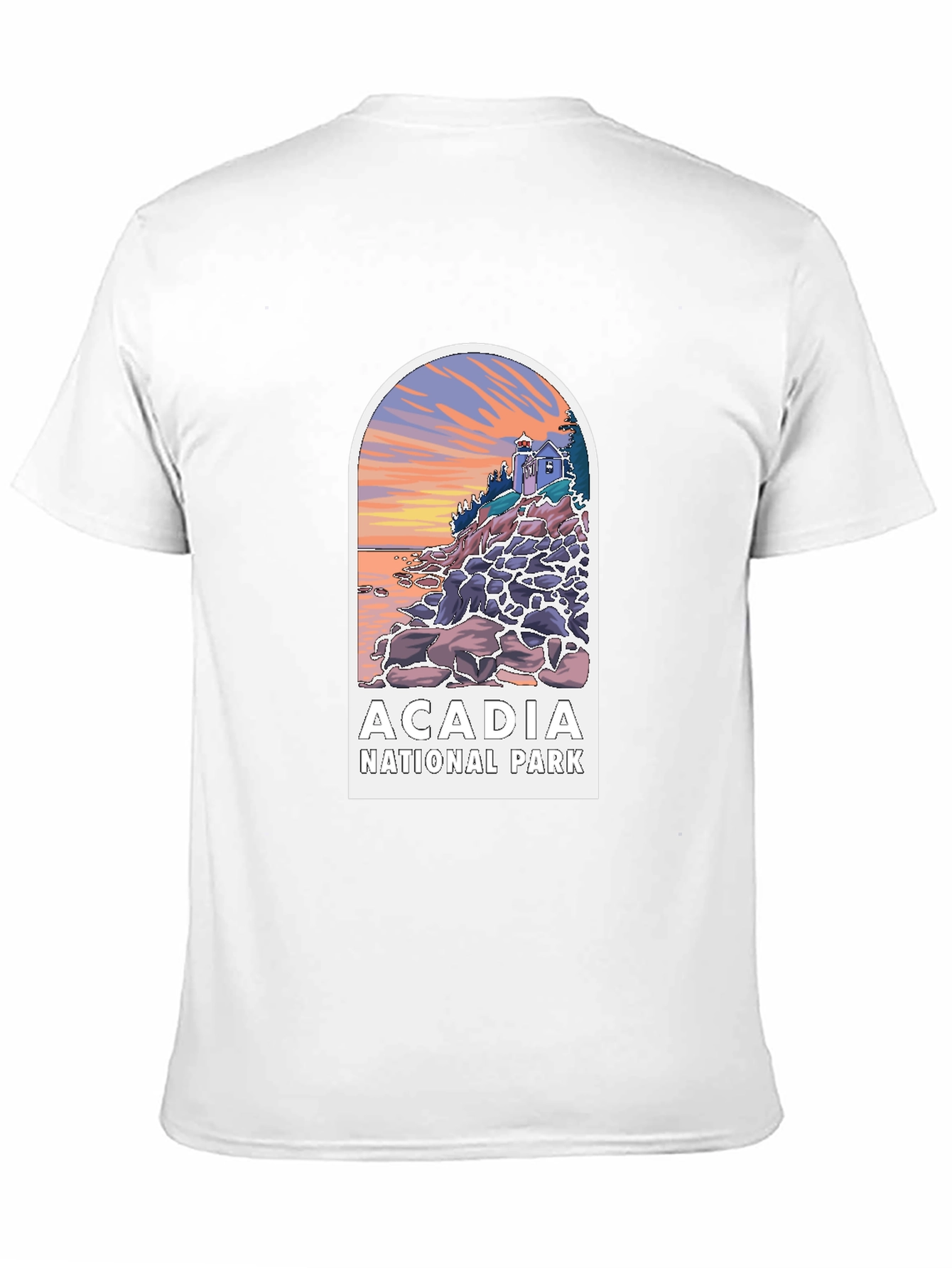 Black Acadia National Park Graphic Tee - Black view 11