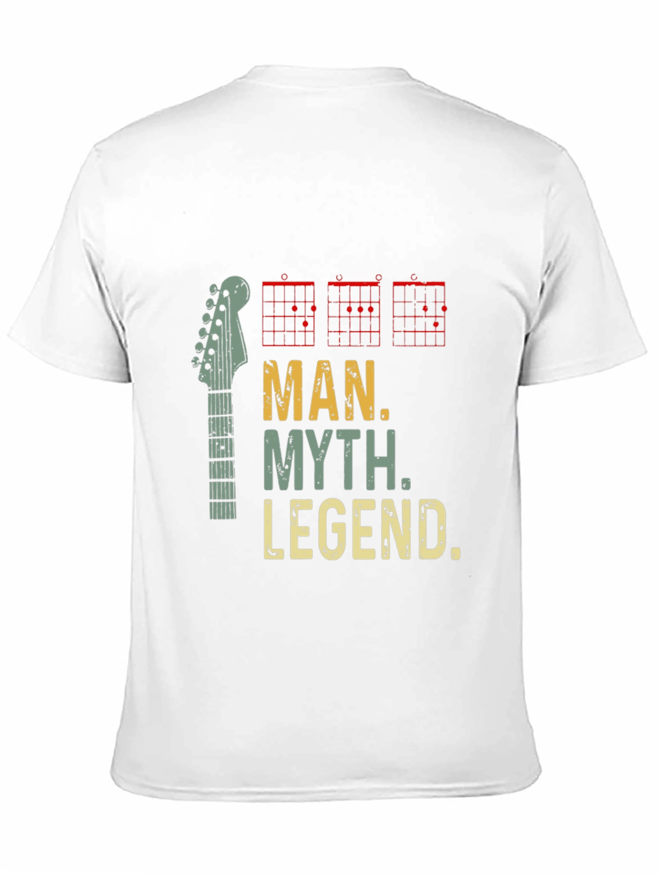 Black Man Myth Legend Guitar T-Shirt - Musician Tee view 11