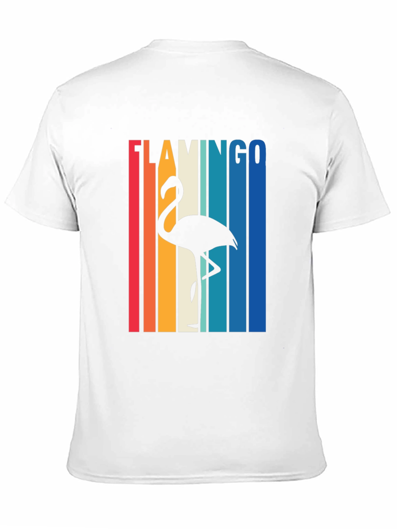 Black Retro Flamingo Graphic Tee view 11