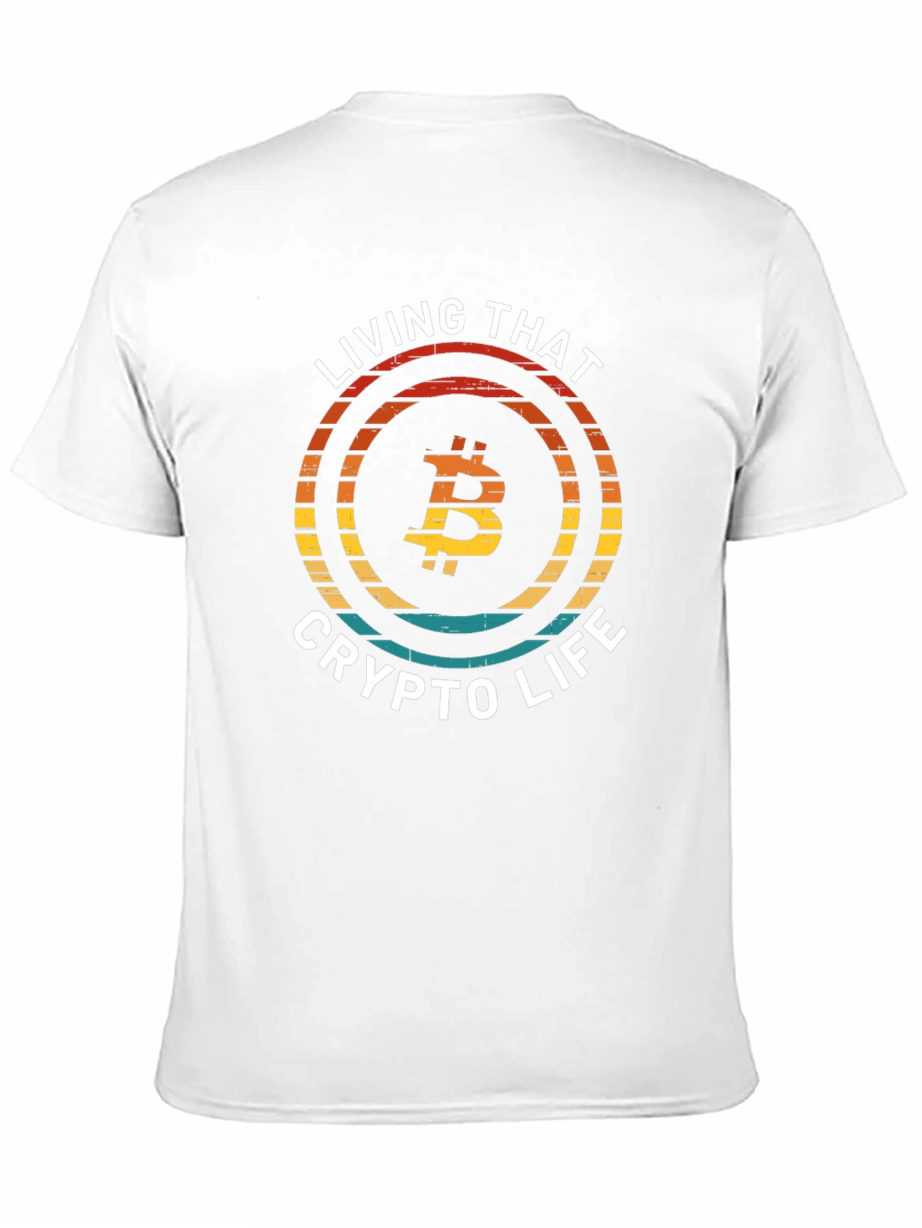 Black Bitcoin Crypto Life T-Shirt - Black Graphic Tee view 11