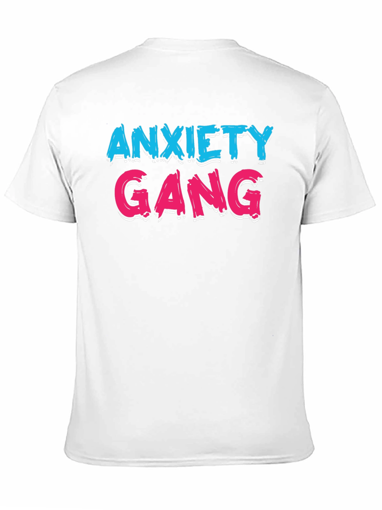 Black Anxiety Gang Graphic T-Shirt view 11