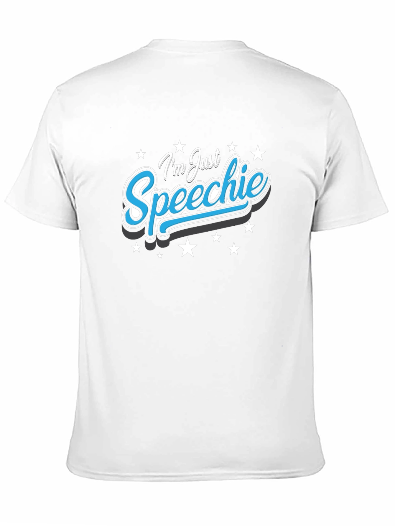 Black I'm Just Speechie T-Shirt - Black view 11