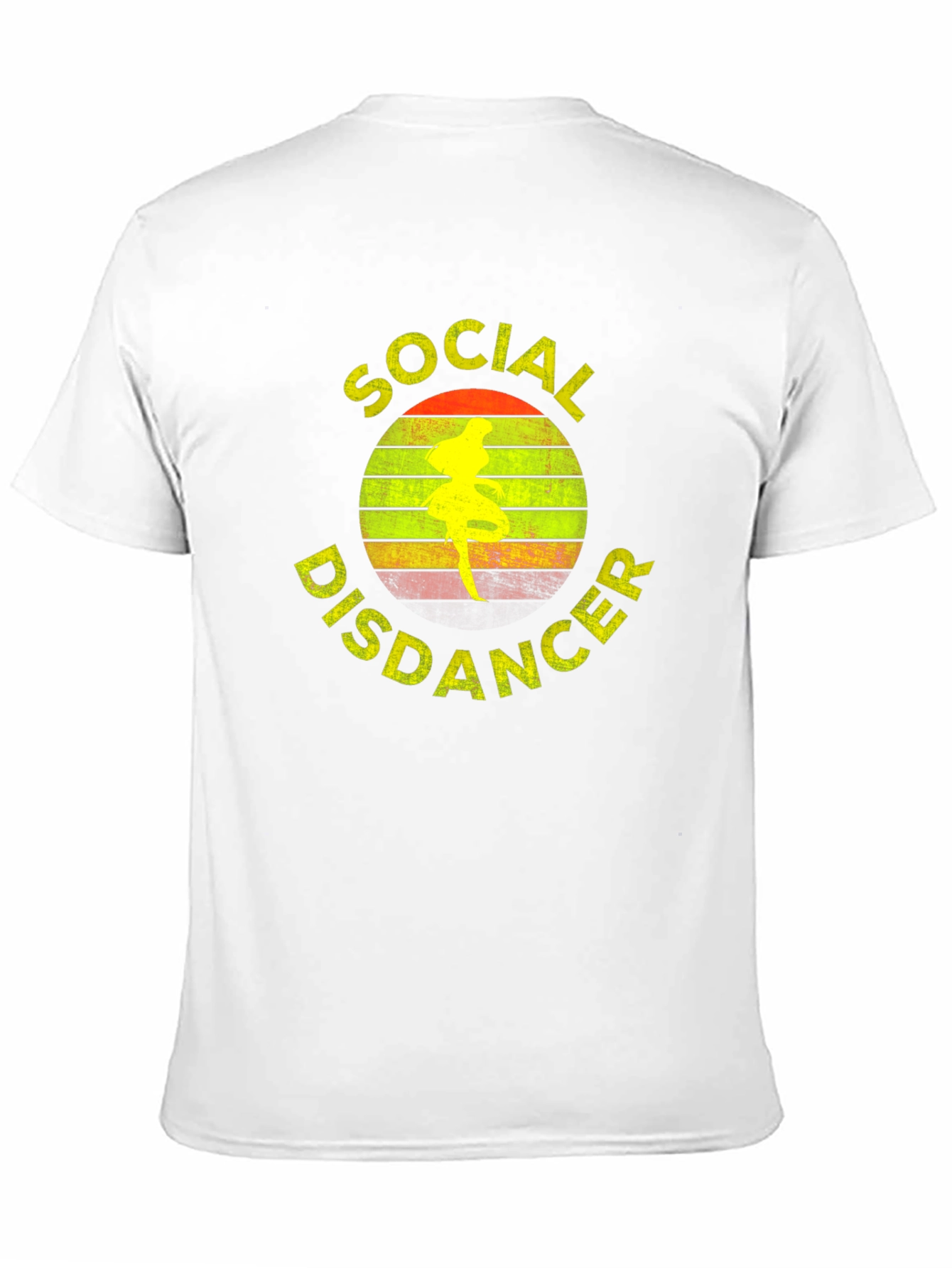 Black Social Disdancer T-Shirt - Dance with Distance! view 11