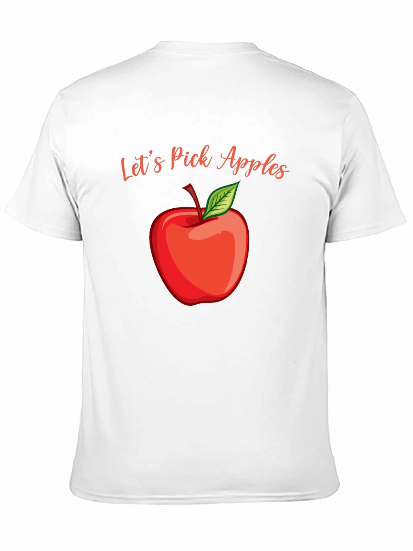 Black Let's Pick Apples Graphic Tee - Fall Harvest Shirt view 11