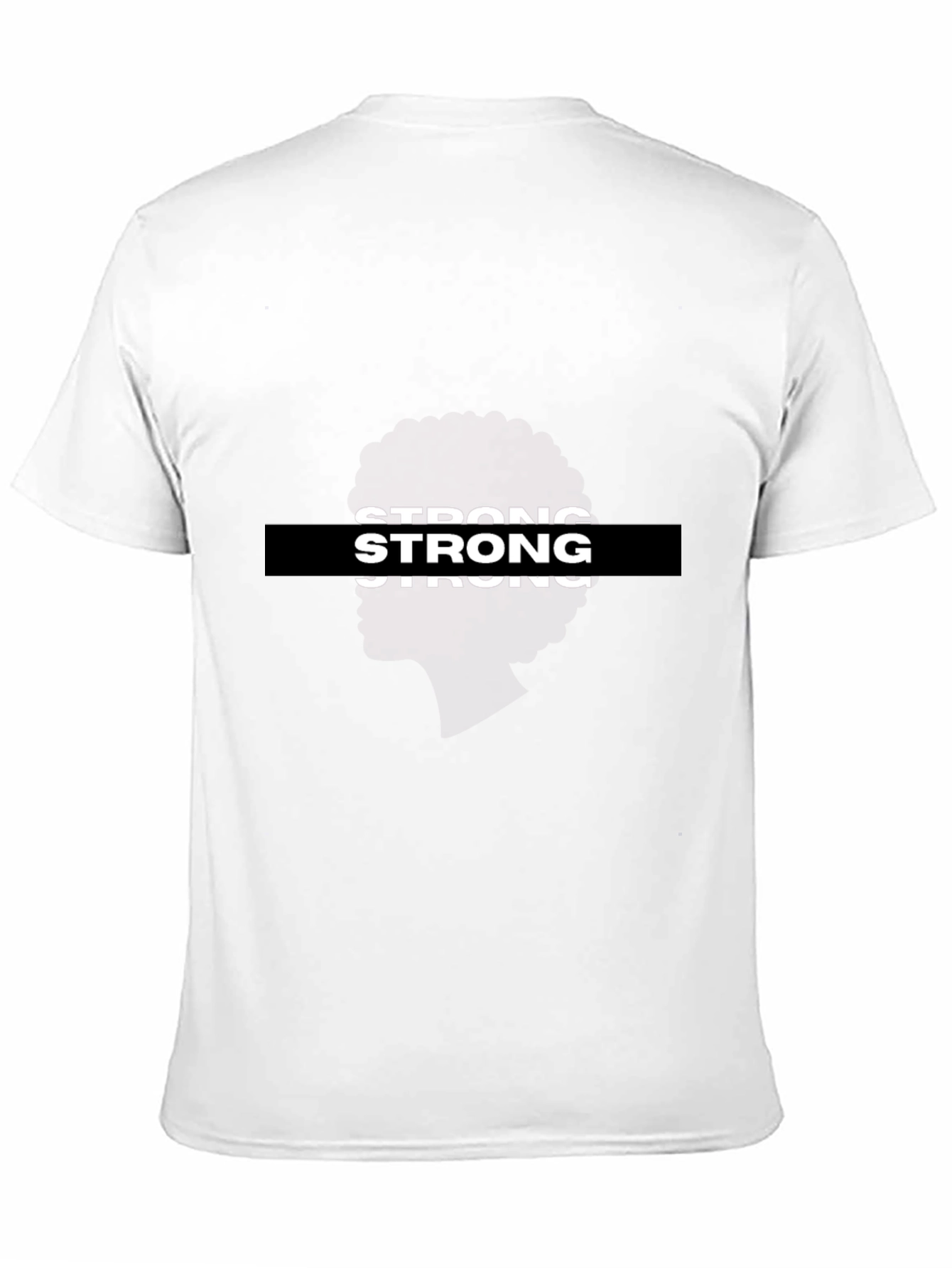 Black Strong Graphic Black T-Shirt view 11
