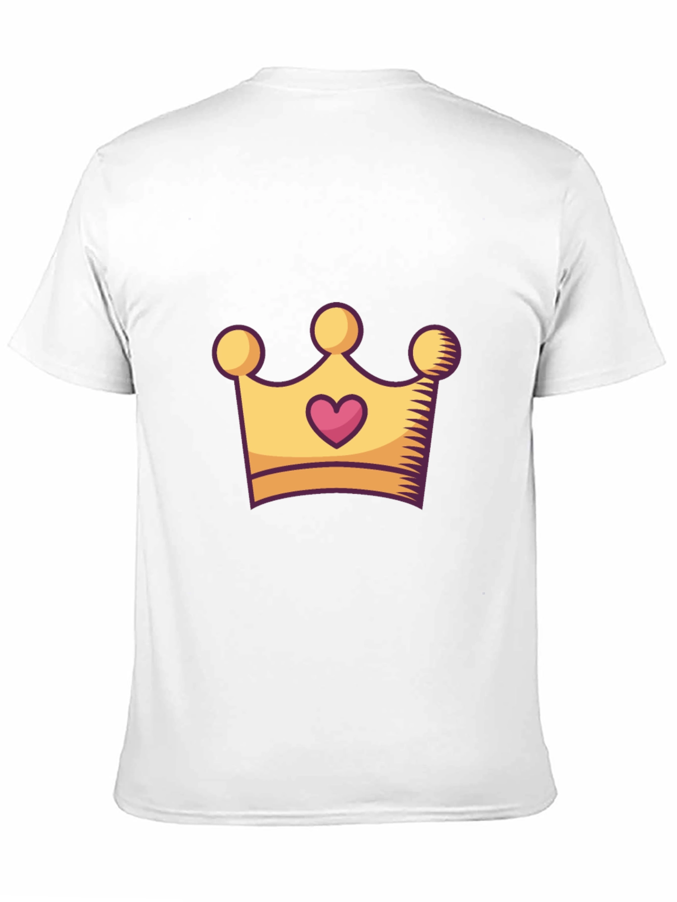 Black King/Queen Crown Graphic Tee - Stylish Unisex Black T-Shirt view 11