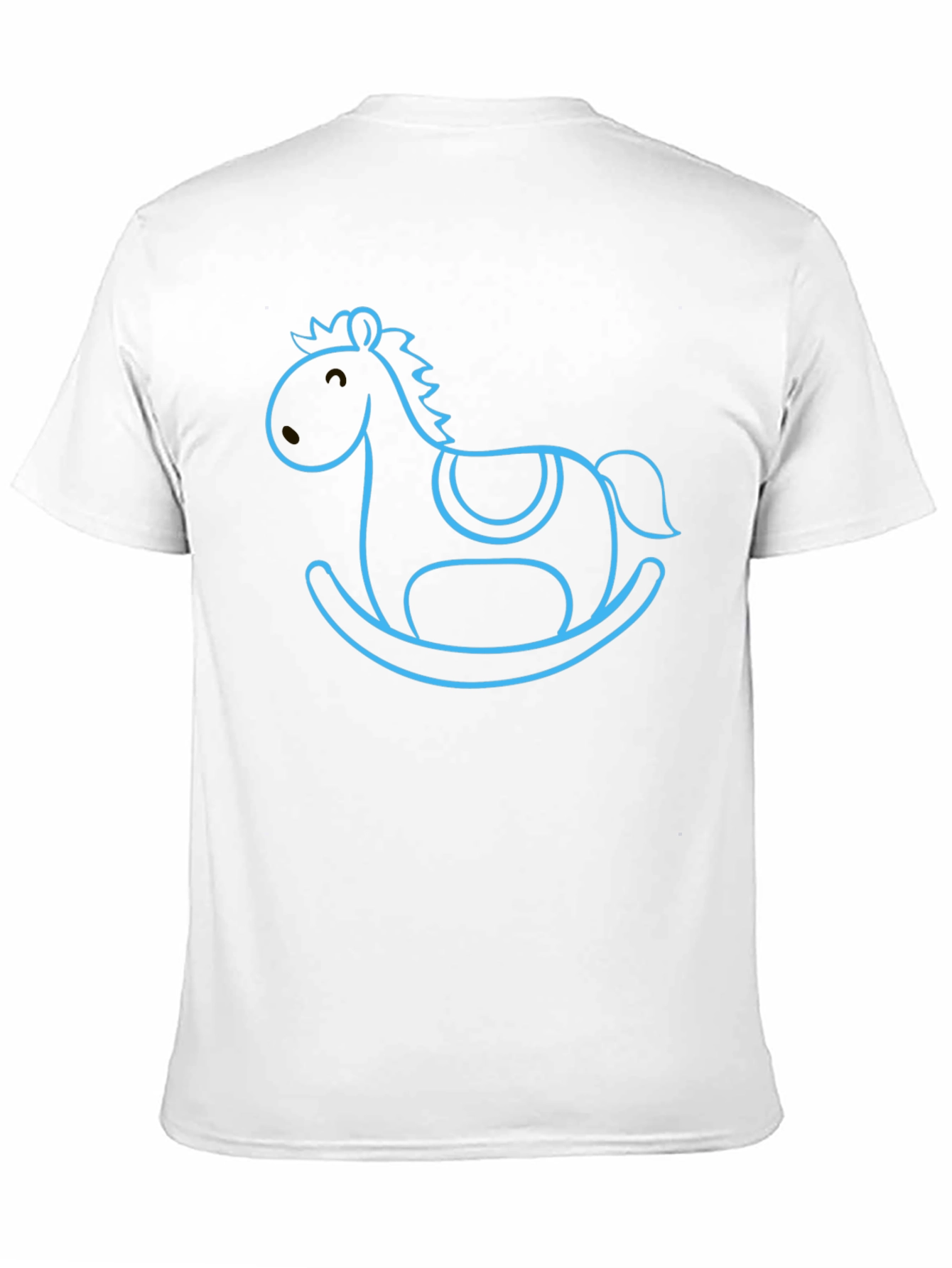 Black Rocking Horse Graphic Tee - Classic Comfort view 11