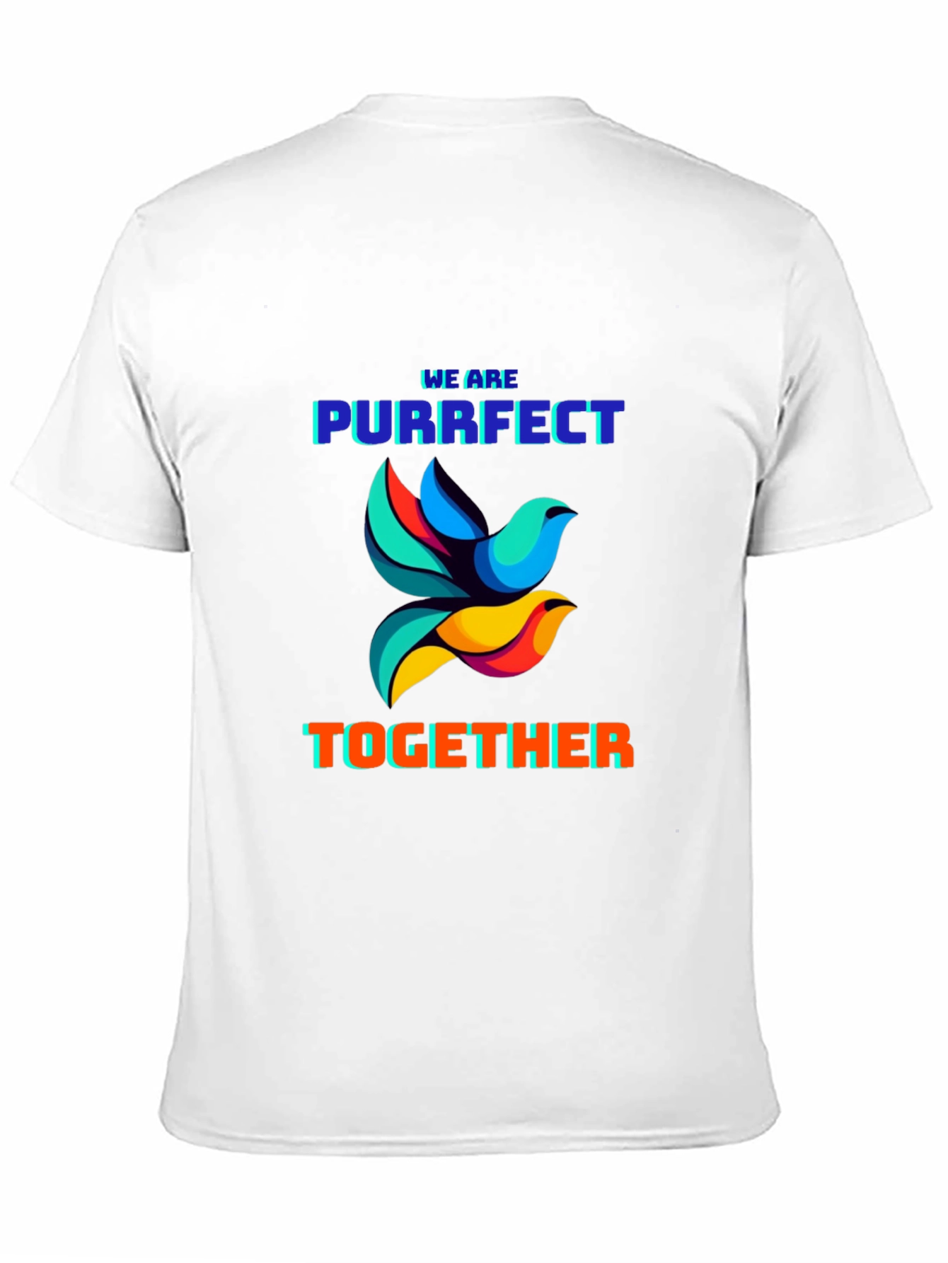 Black Purrfect Together Graphic T-Shirt view 11