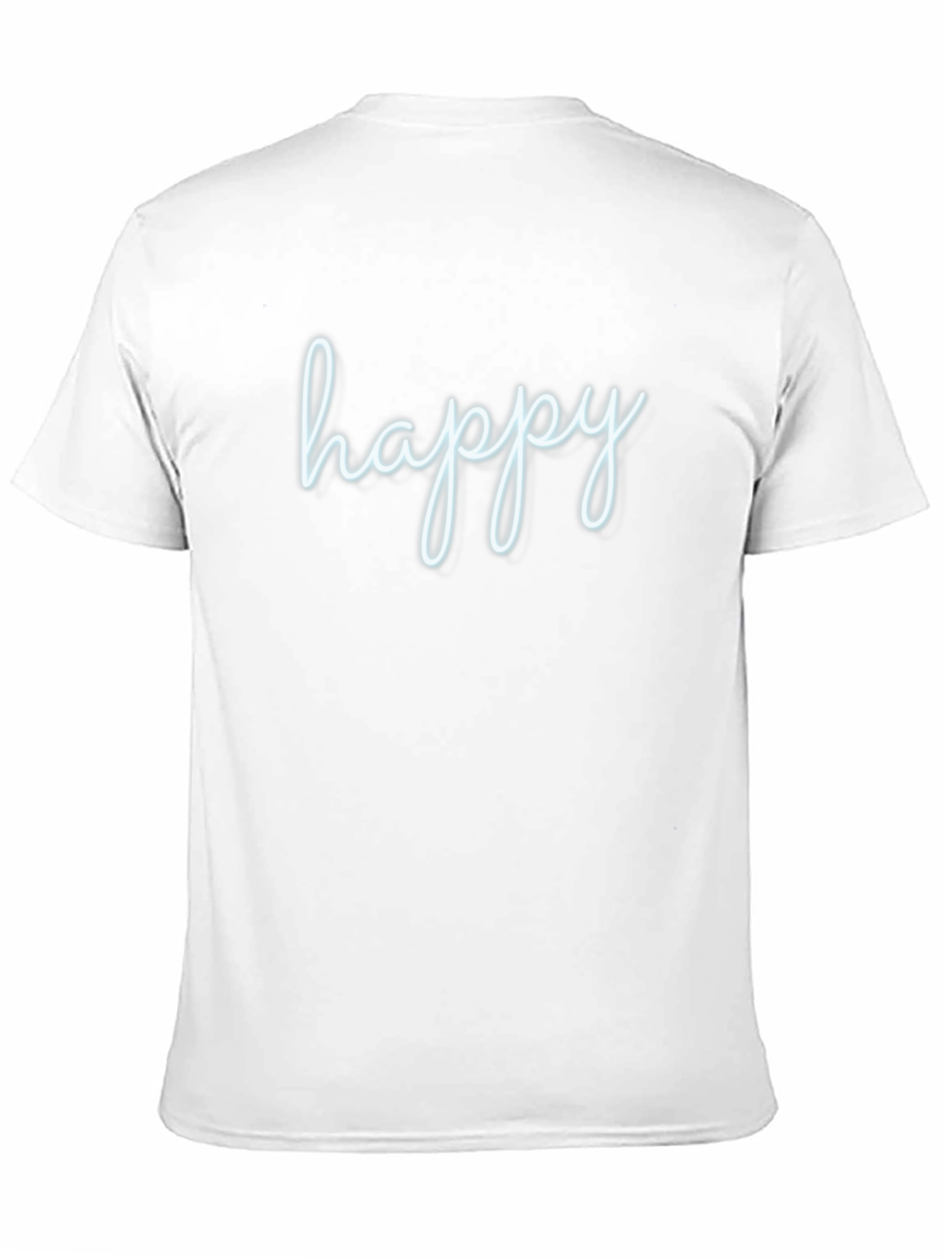 Black Happy Graphic Tee - Men's Black T-Shirt view 11