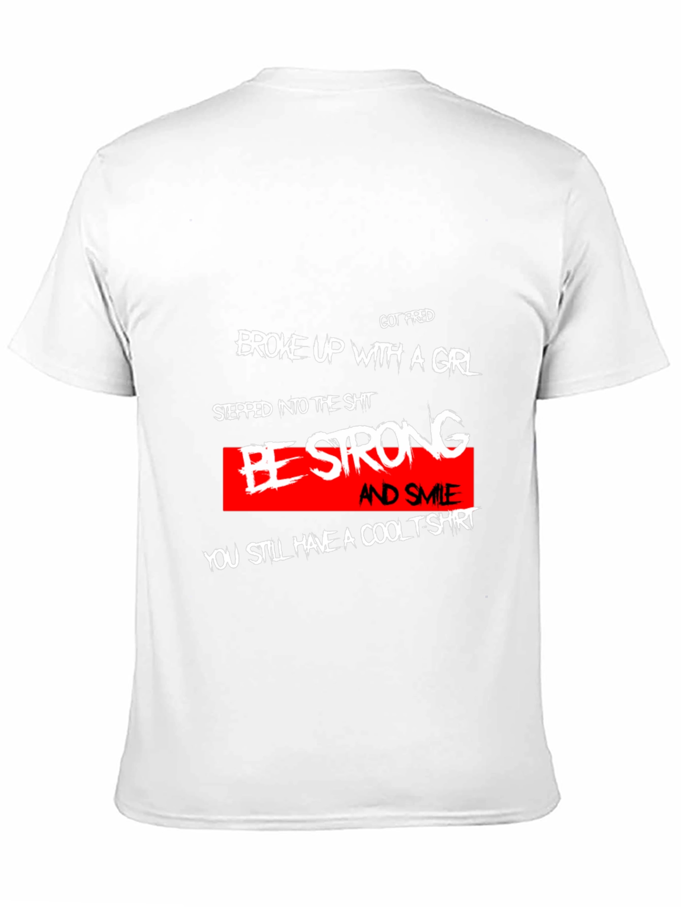 Black Be Strong Cool T-Shirt Funny Sarcastic Humor Tee view 11