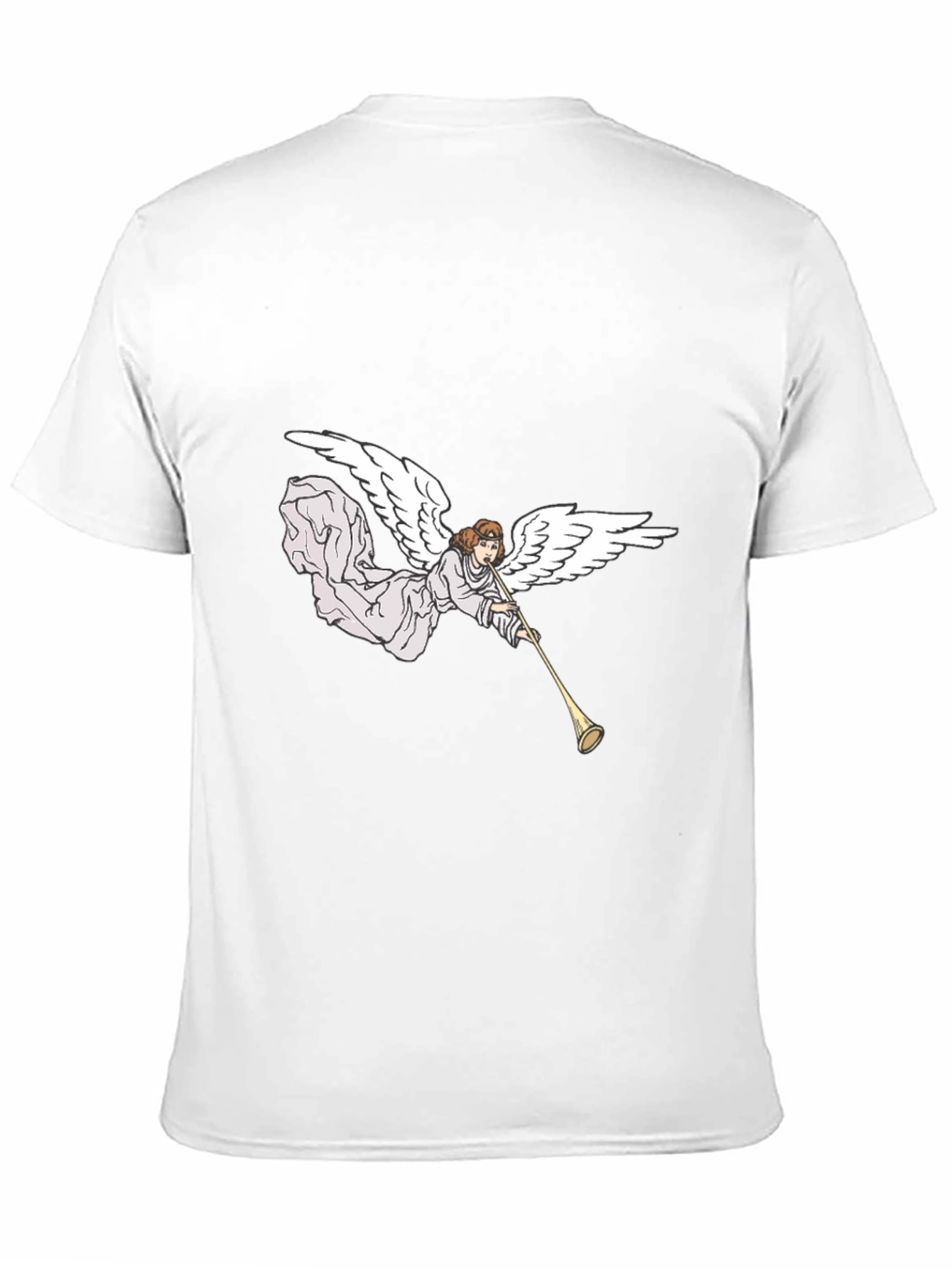 Black Angel Trumpet Black Graphic Tee view 11