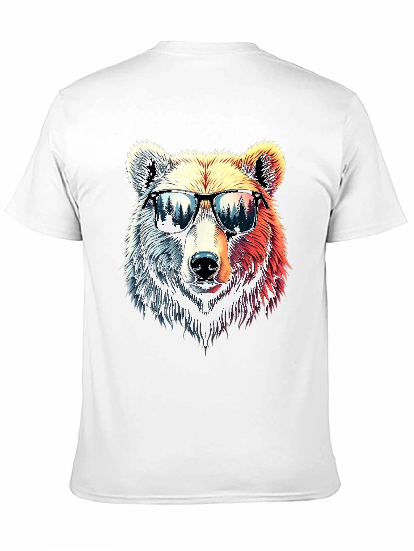 Black Cool Bear Graphic T-Shirt view 11