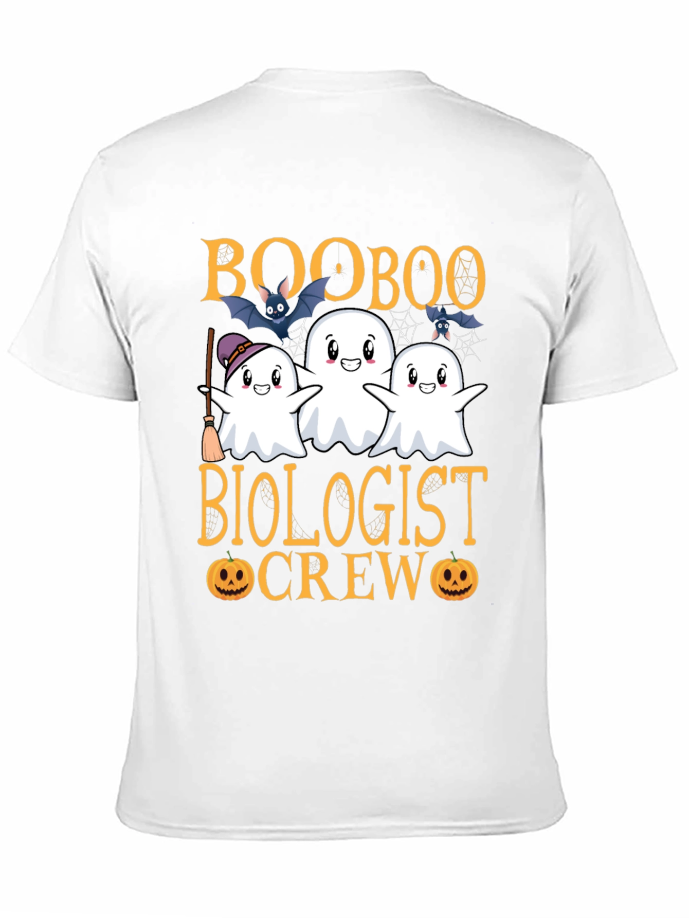 Black Booboo Biologist Crew Halloween T-Shirt view 11
