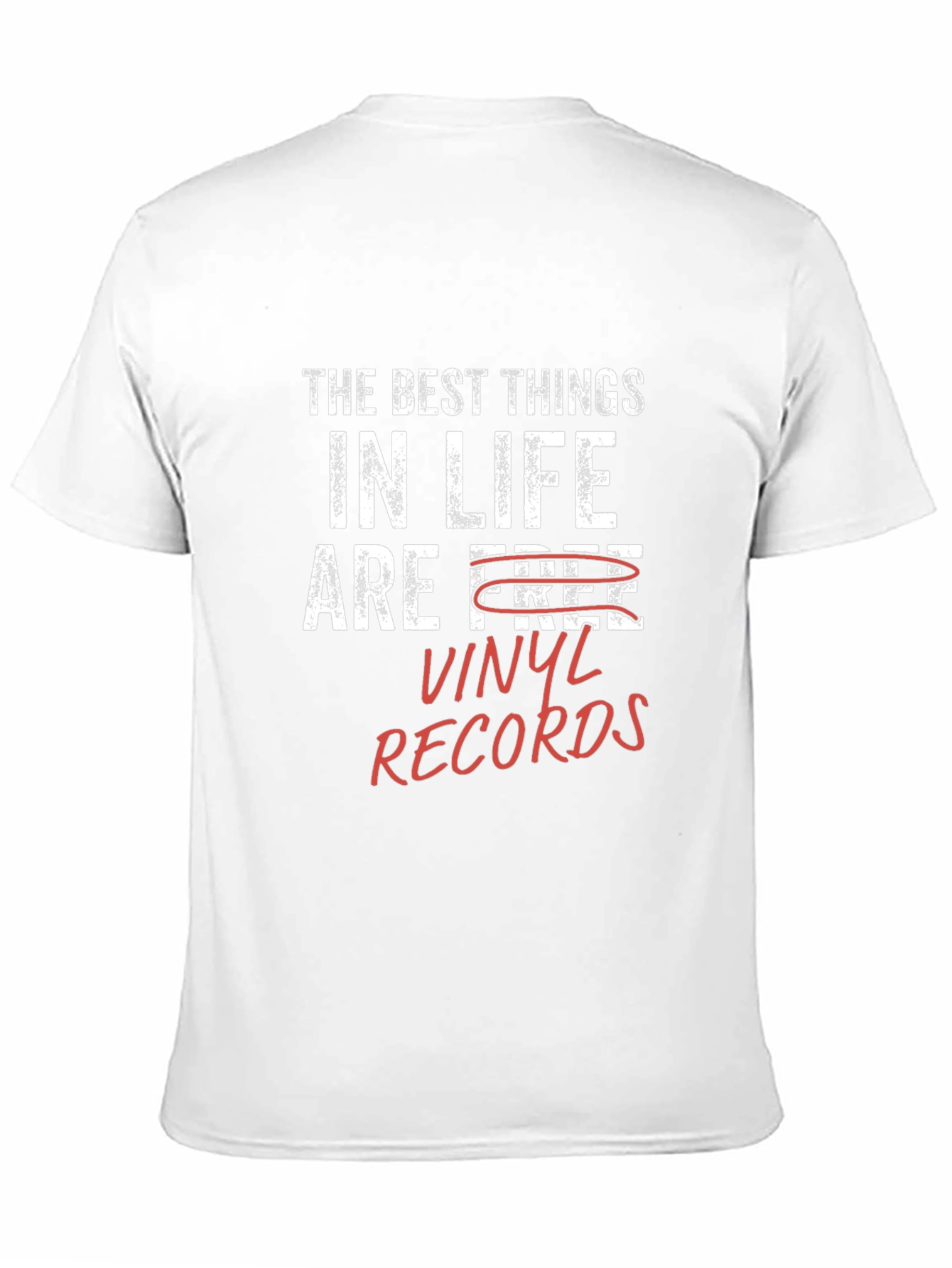 Black Vinyl Records T-Shirt - The Best Things in Life Are Vinyl view 11
