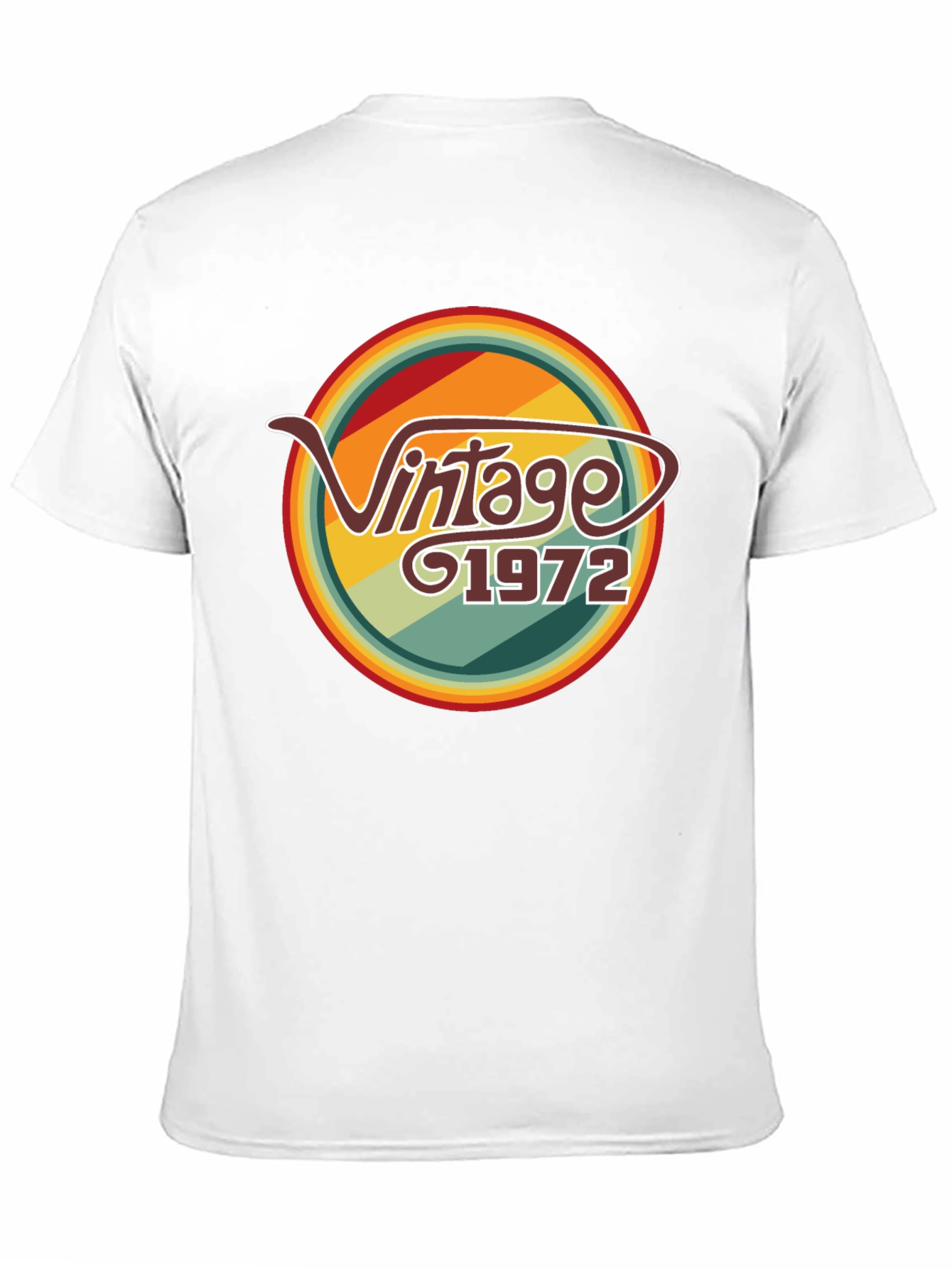 Black Vintage 1972 Retro T-Shirt view 11