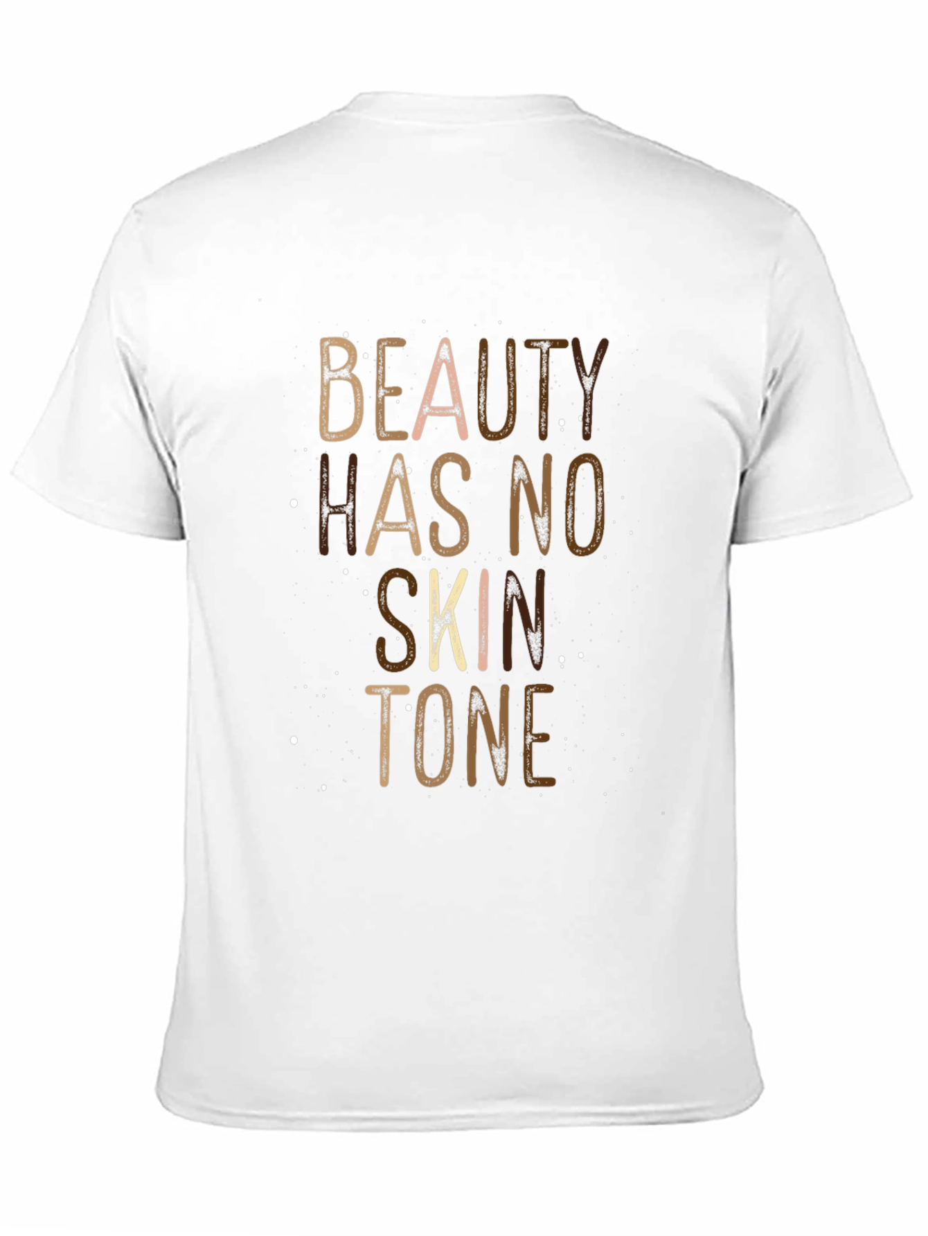 Black Beauty Has No Skin Tone Graphic Tee - Unisex Black T-Shirt view 11