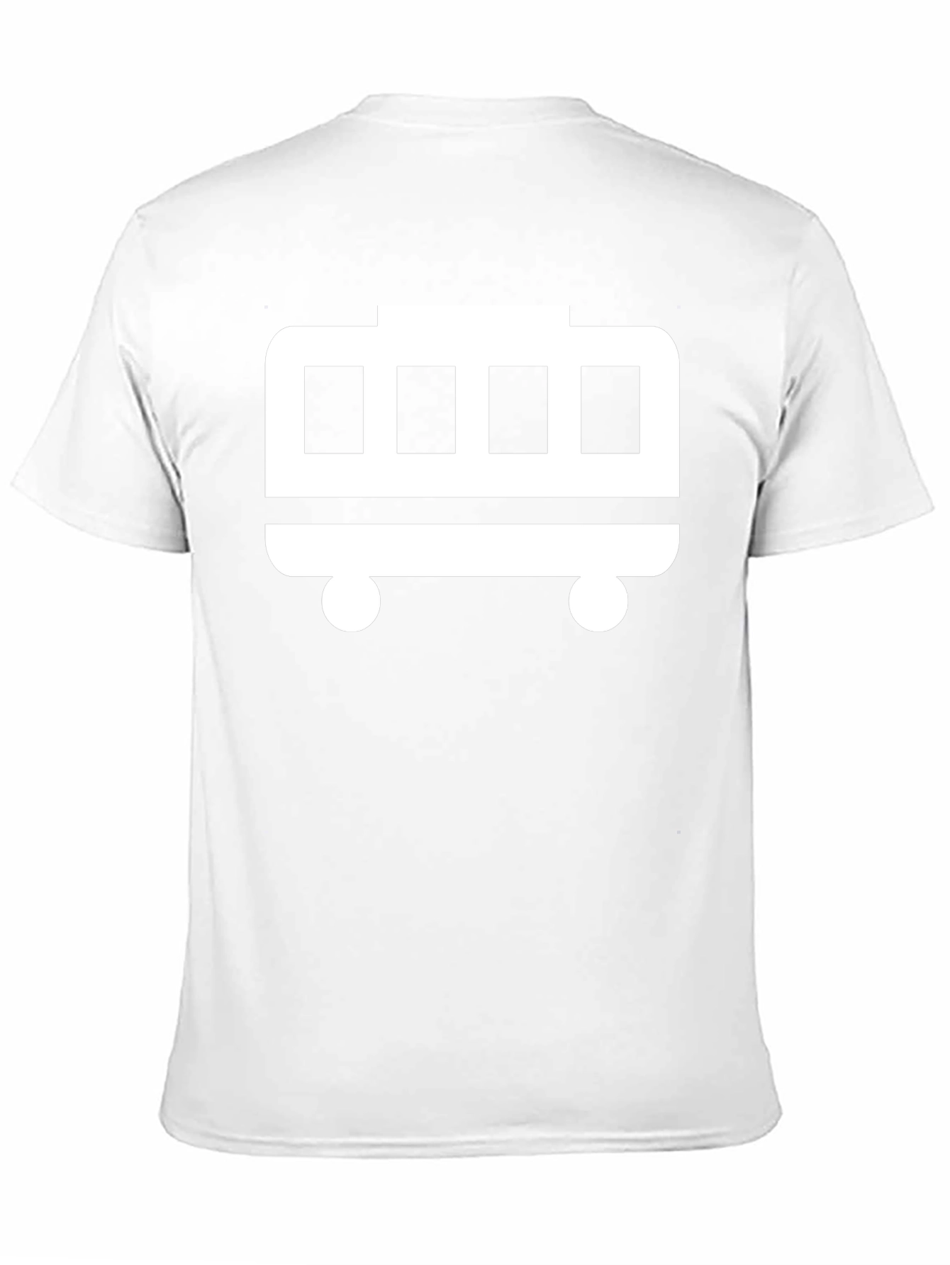 Black Cartoon Bus T-Shirt - Black view 11