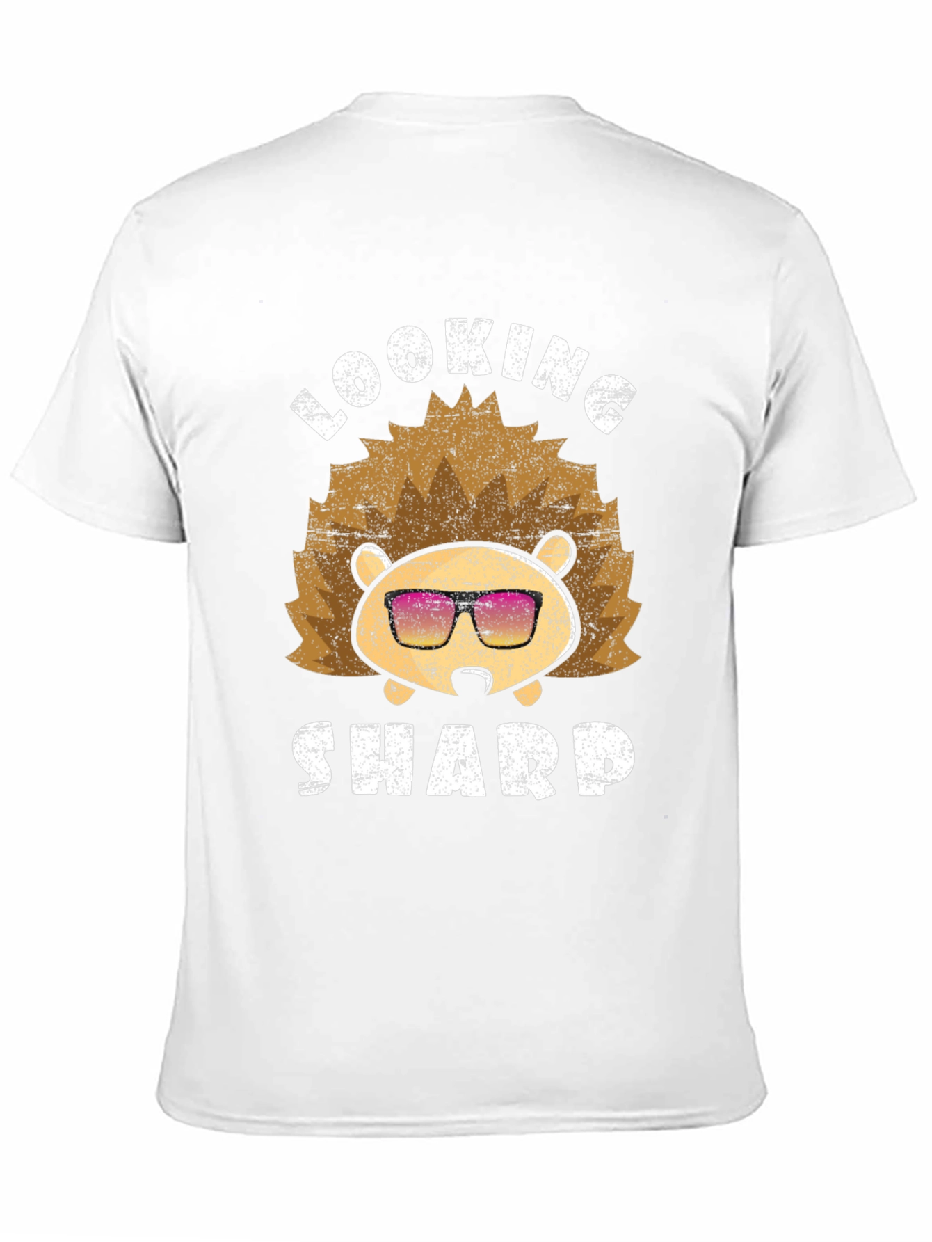 Black Looking Sharp Hedgehog Graphic Tee view 11