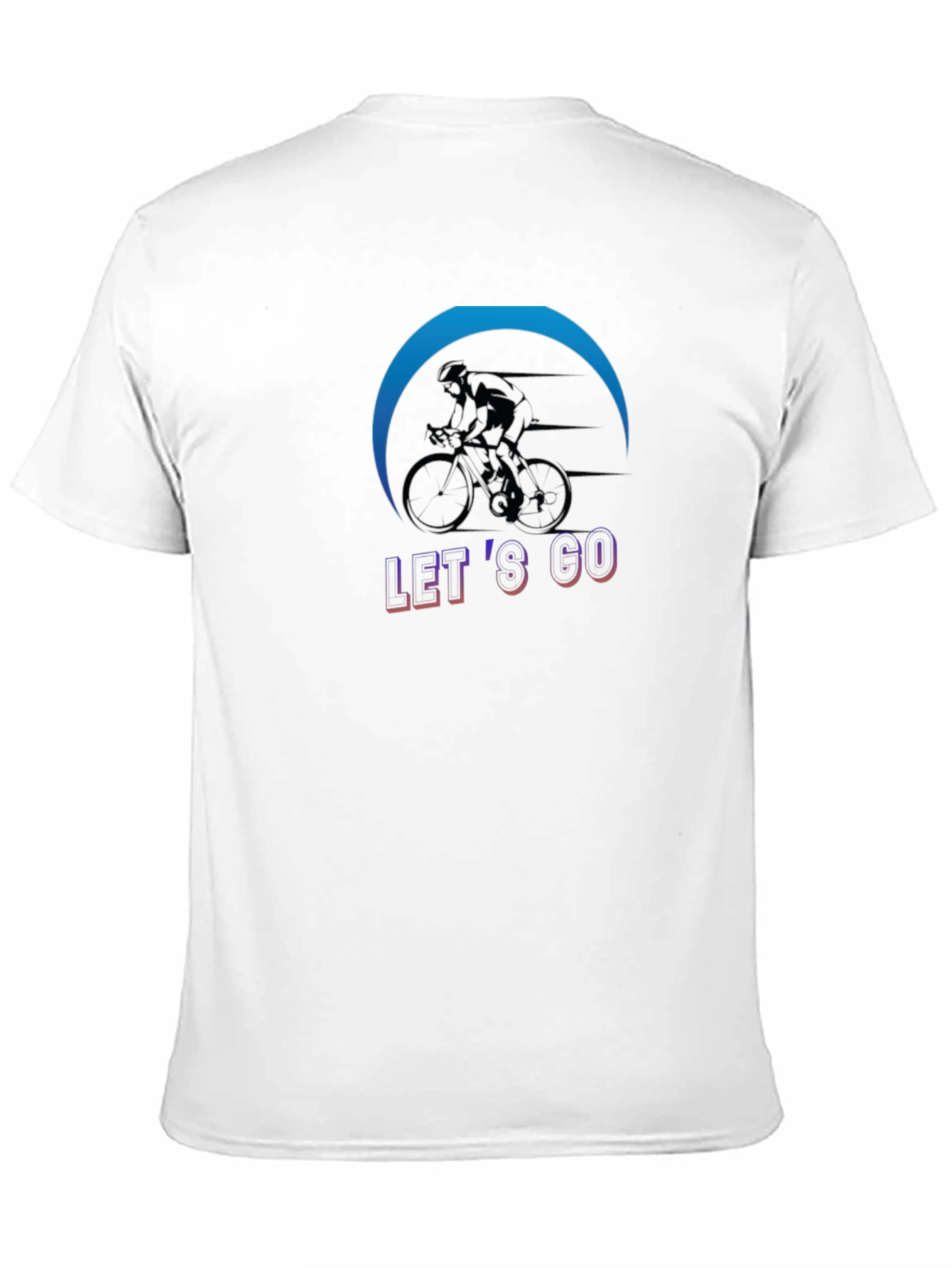 Black Let's Go Cycling T-Shirt - Sporty & Stylish view 11