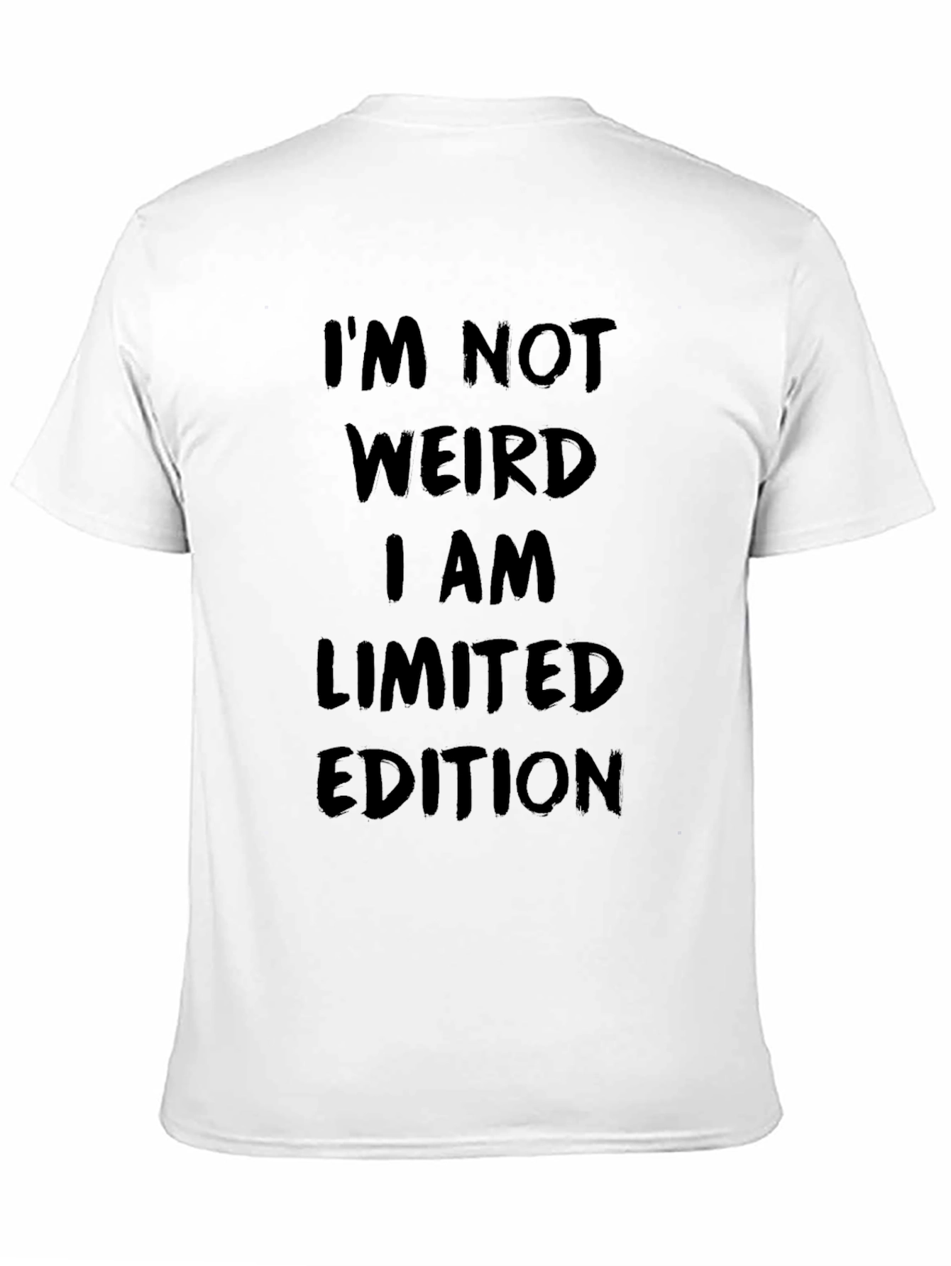 Black Limited Edition Graphic Tee - Novelty Slogan T-Shirt view 11