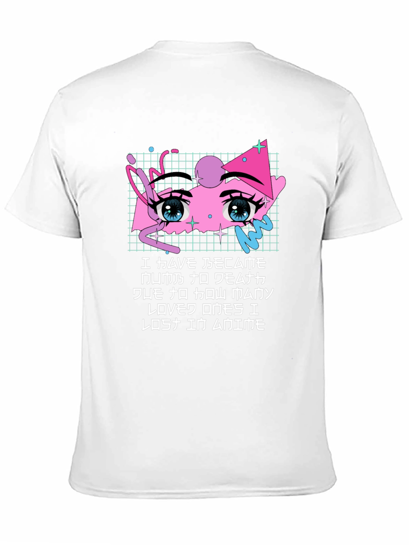 Black Anime Eyes Graphic T-Shirt - Soft Cotton Blend view 11