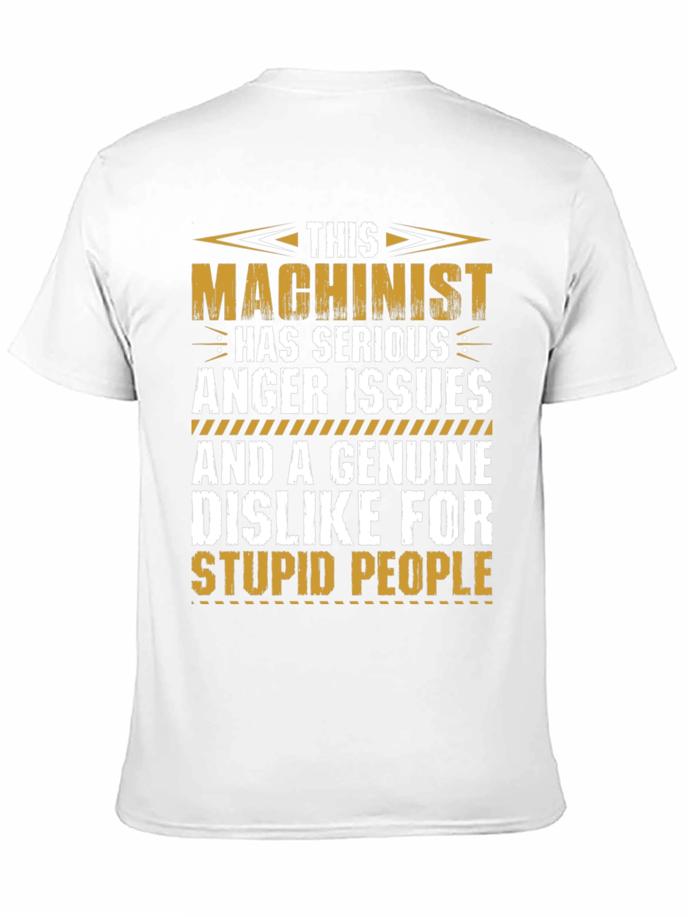 Black Machinist Anger Issues T-Shirt view 11