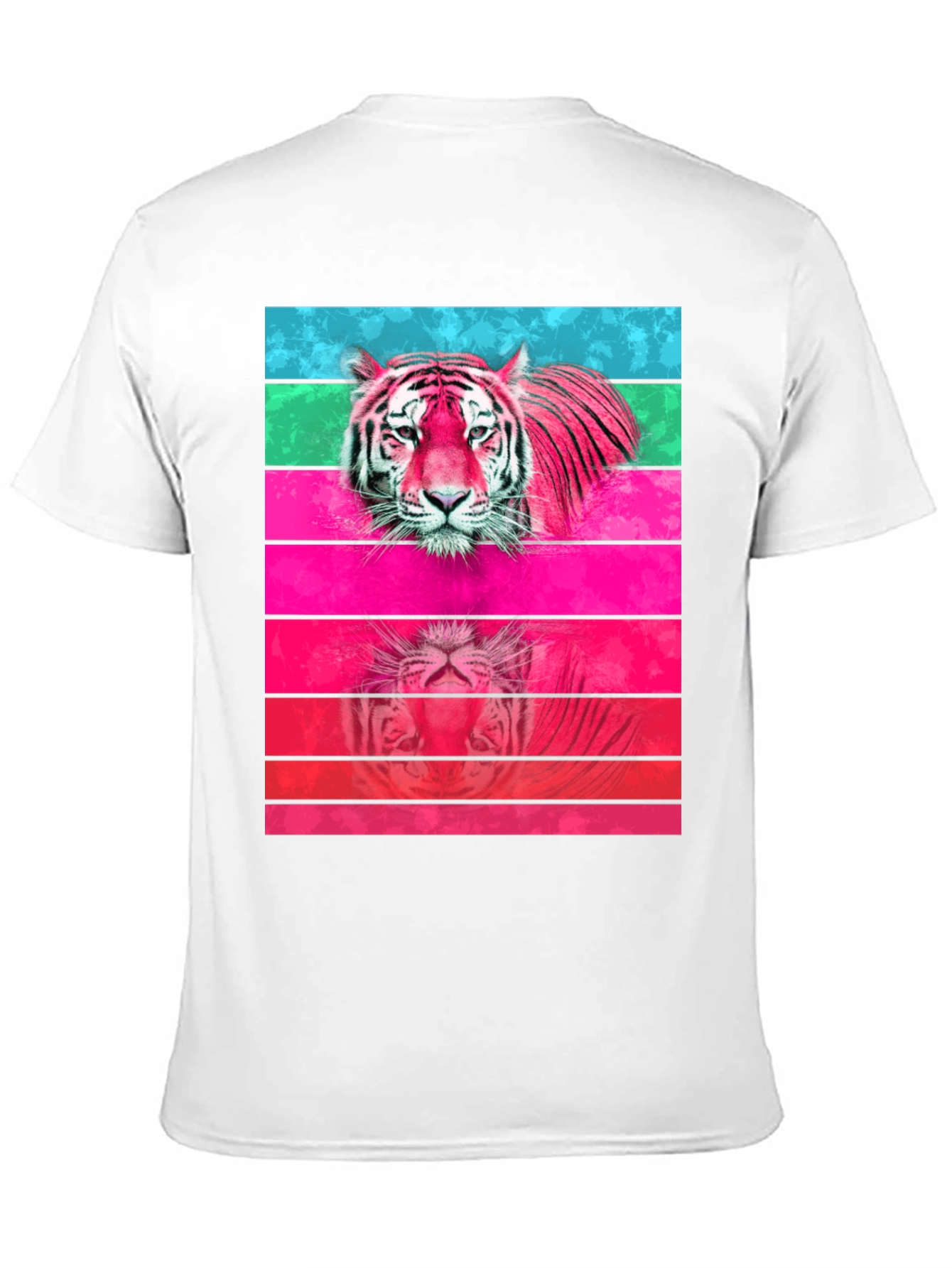 Black Retro Tiger Graphic Tee view 11
