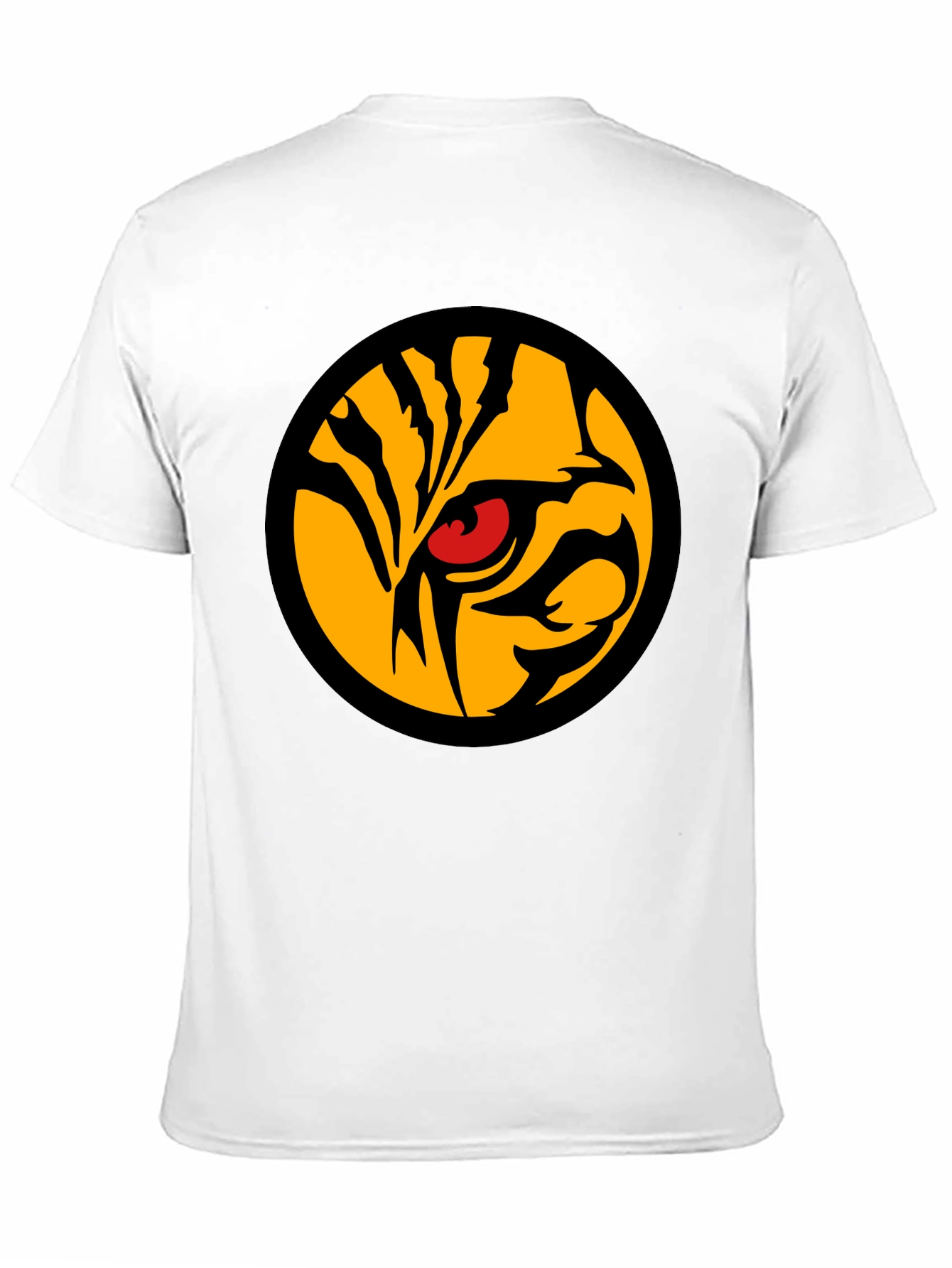 Black Tiger Eye Graphic Tee - Men's Black T-Shirt view 11