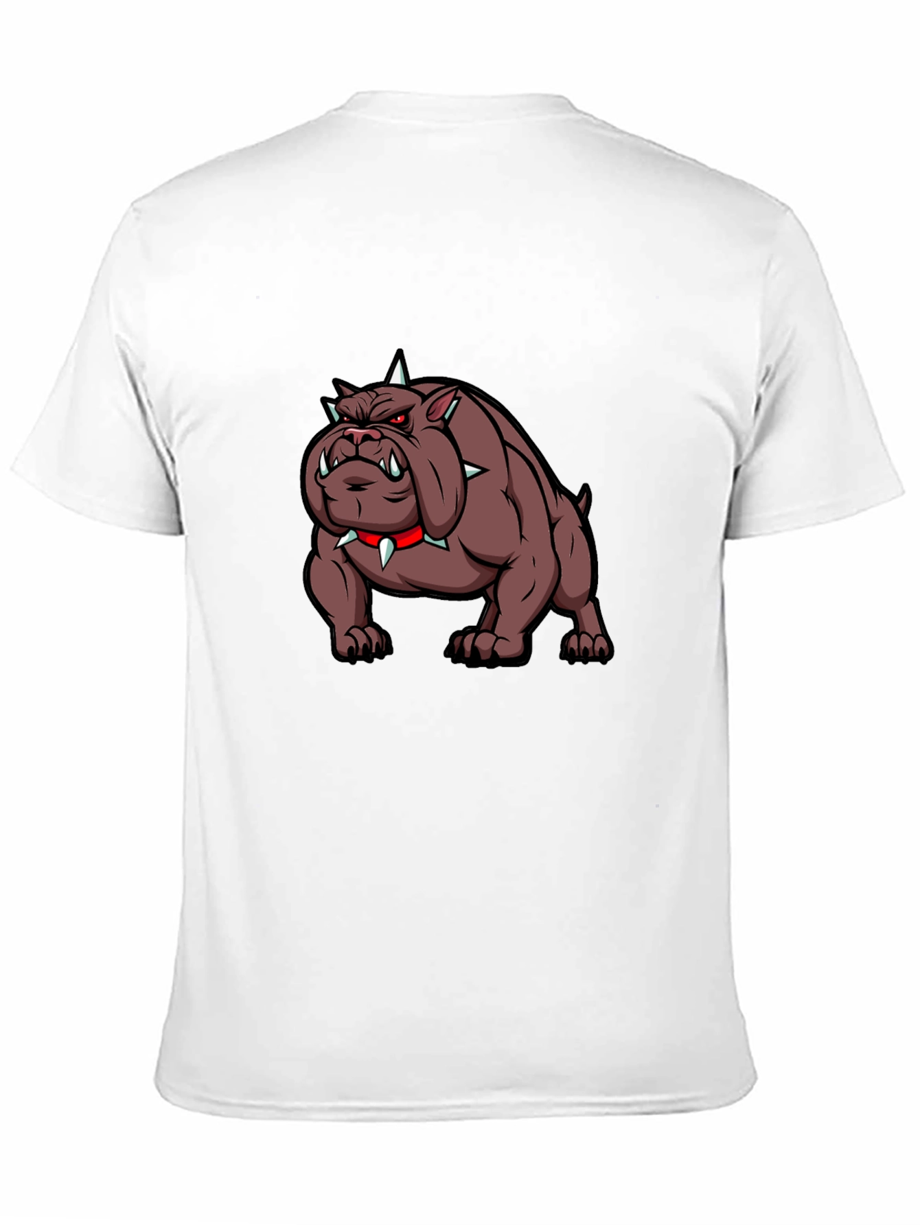 Black Graphic Bulldog T-Shirt - Edgy Design view 11
