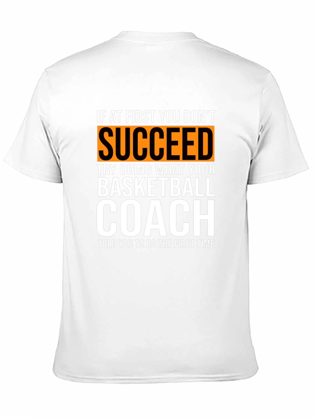 Black Basketball Coach T-Shirt - Funny Graphic Tee view 11