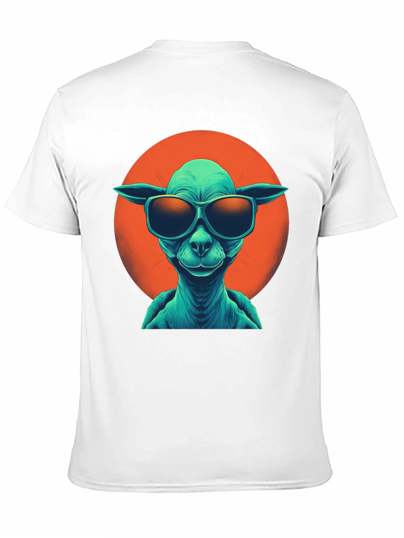 Black Cool Alien Graphic T-Shirt view 11