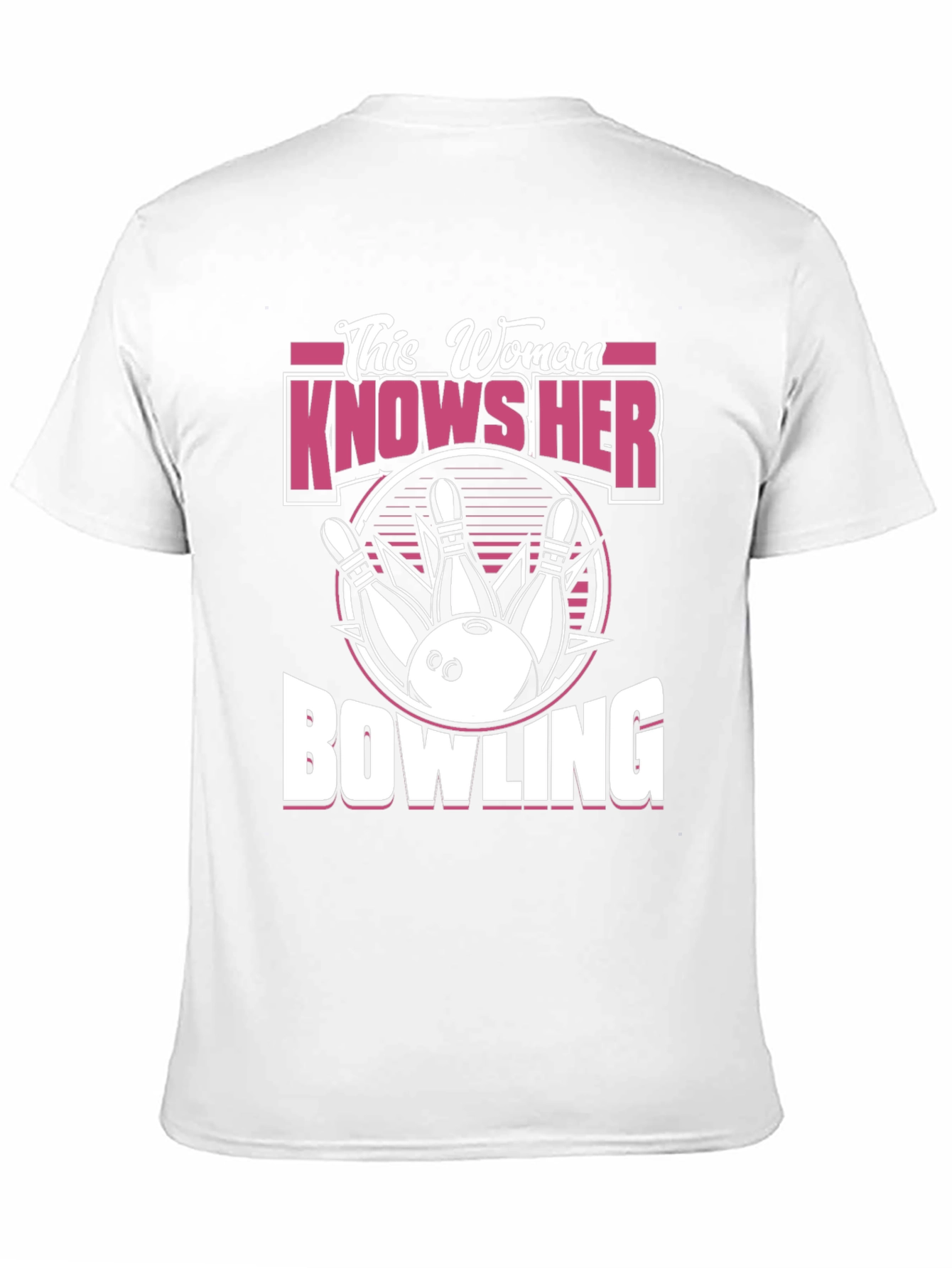 Black This Woman Knows Her Bowling T-Shirt view 11