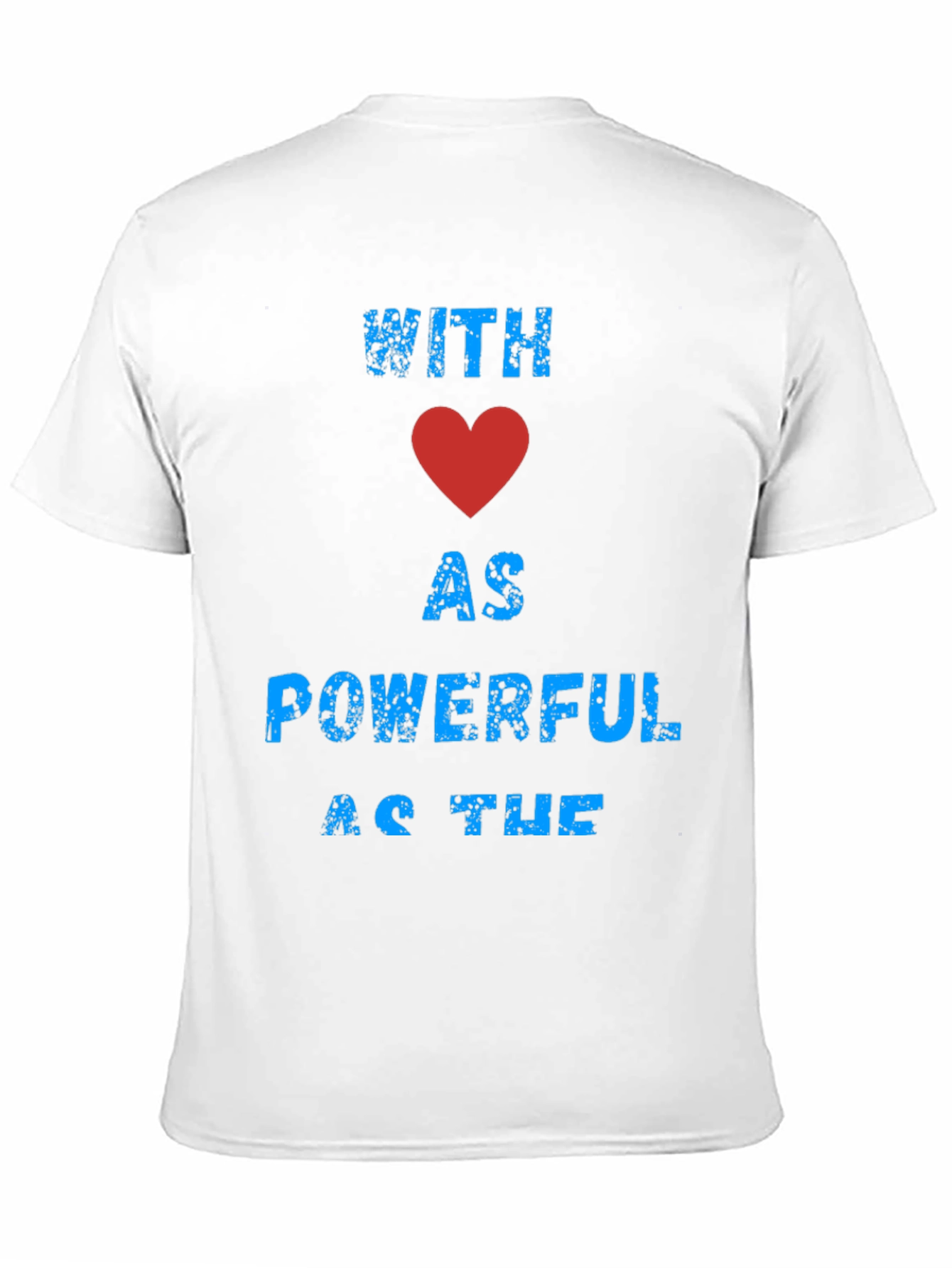 Black With Love As Powerful Graphic T-Shirt view 11