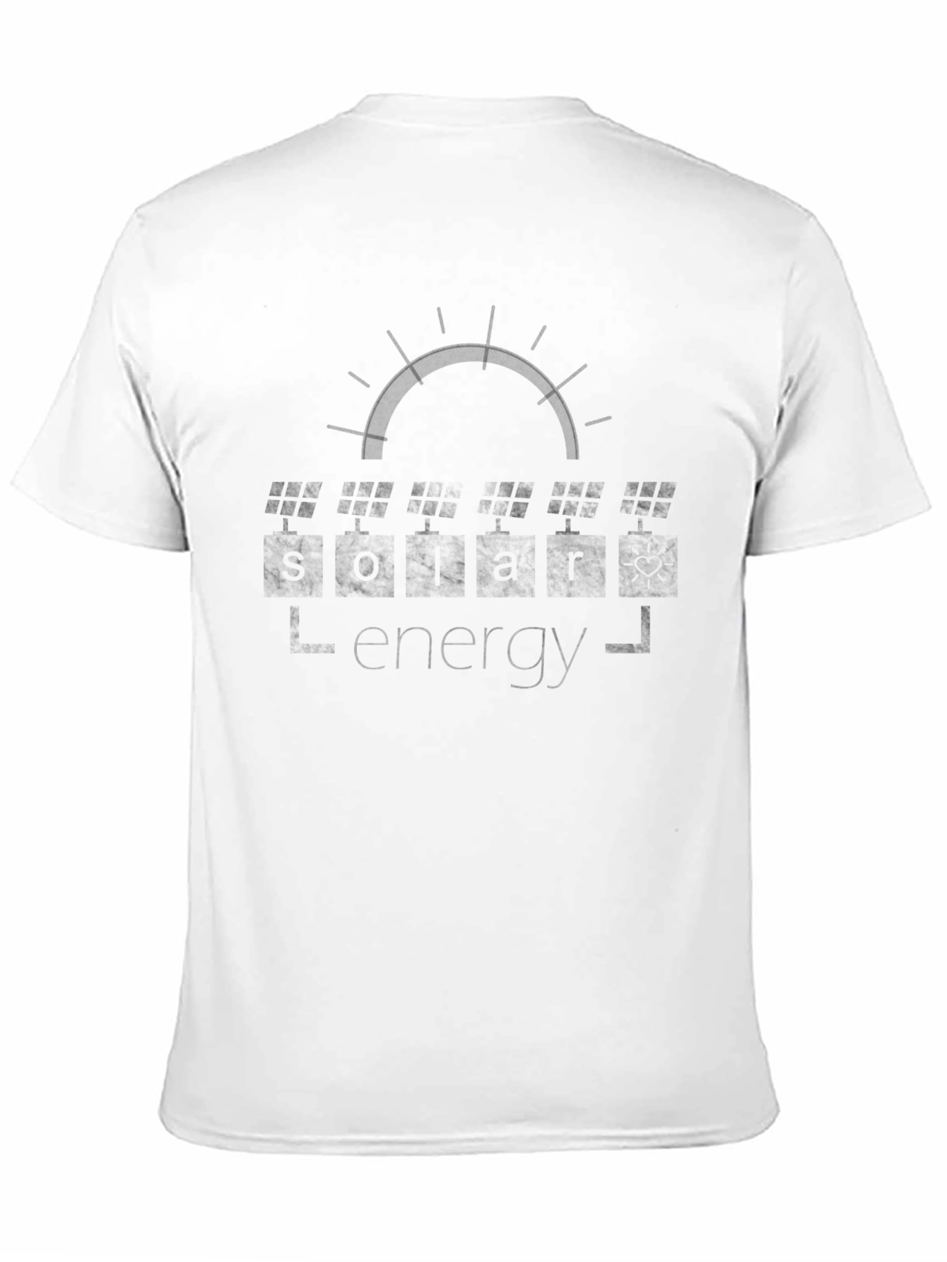 Black Solar Energy Graphic T-Shirt view 11
