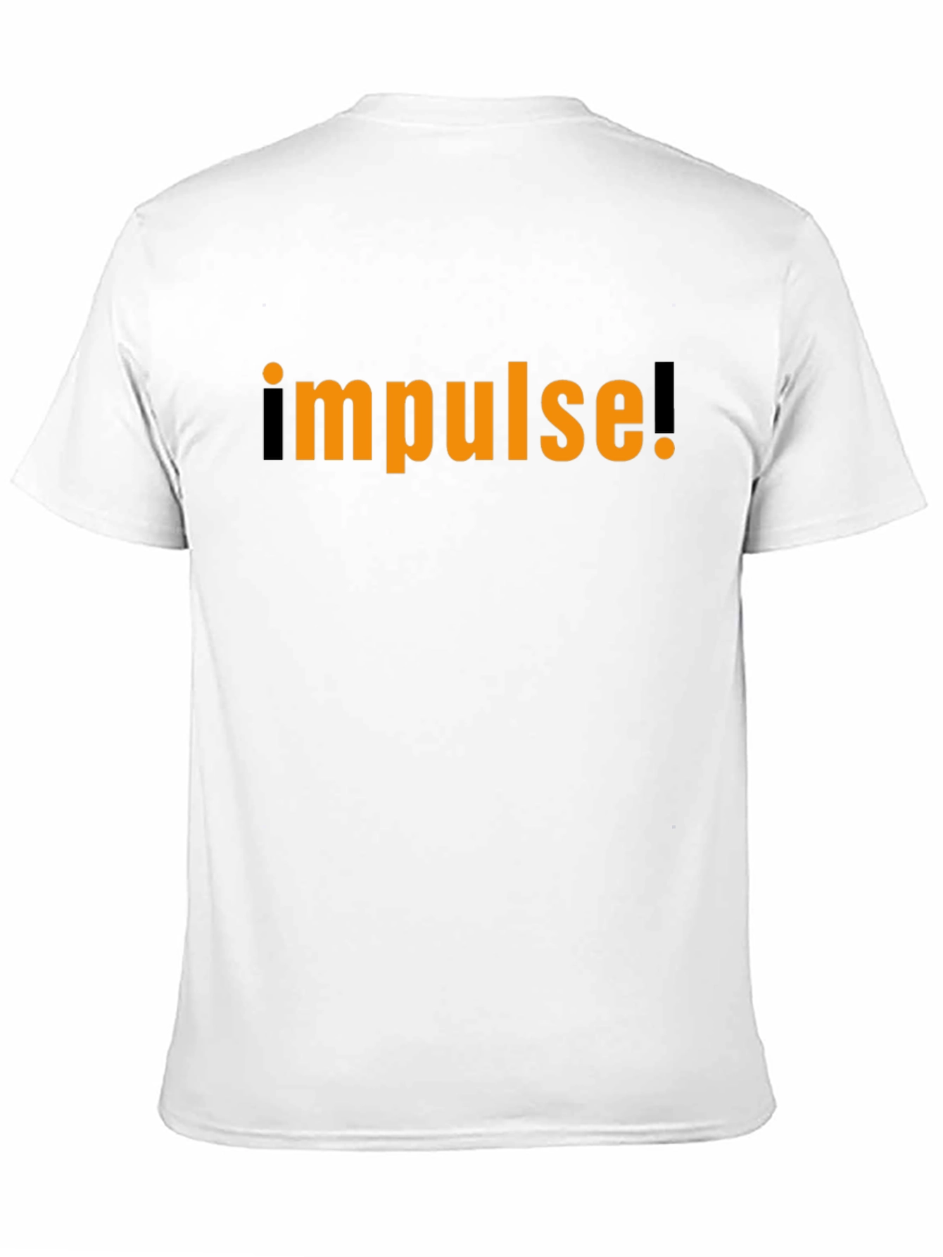 Black Impulse Graphic Tee - Black Cotton Blend view 11